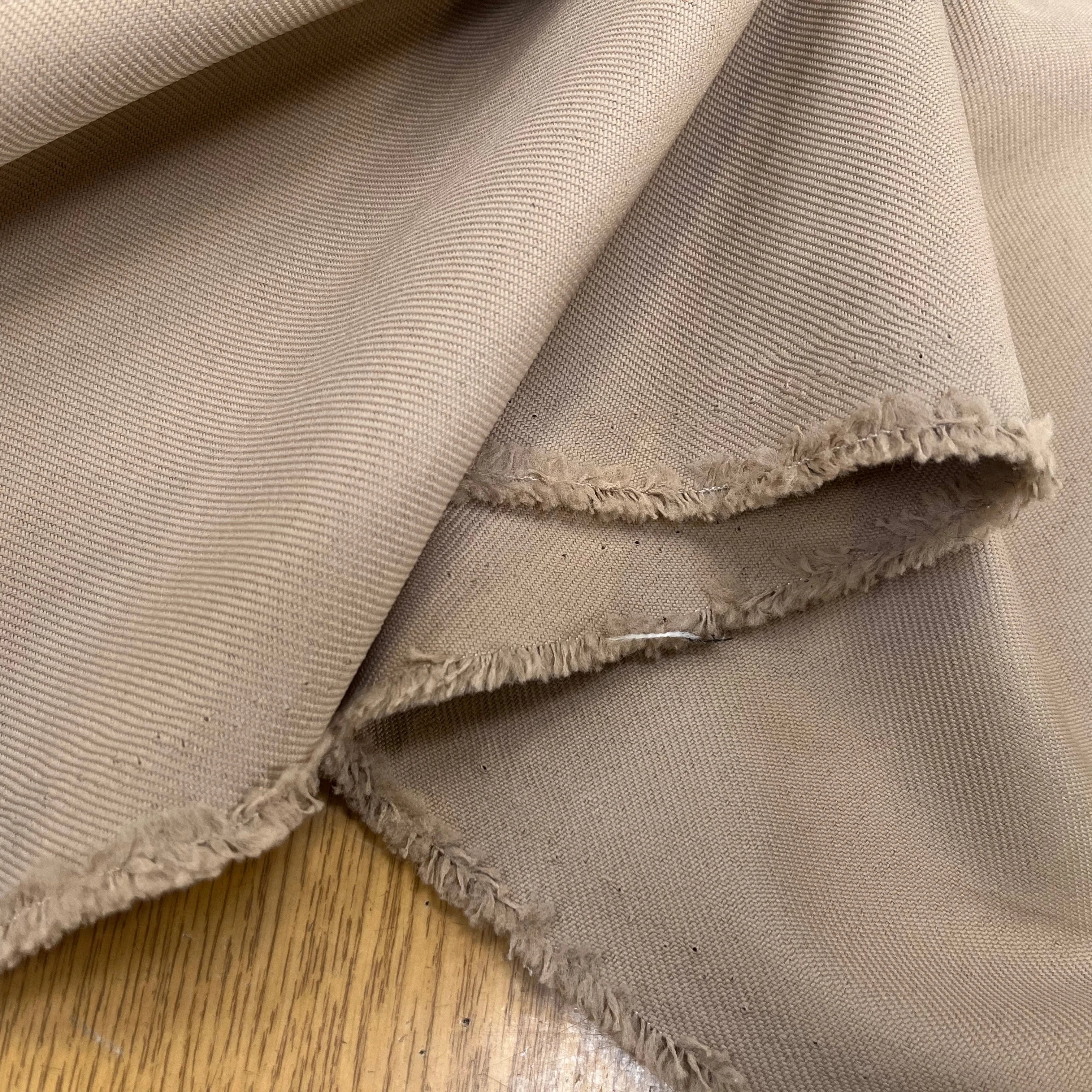GABARDINE LOURDE STRIÉE TAUPE JAPAN - My Little Coupon