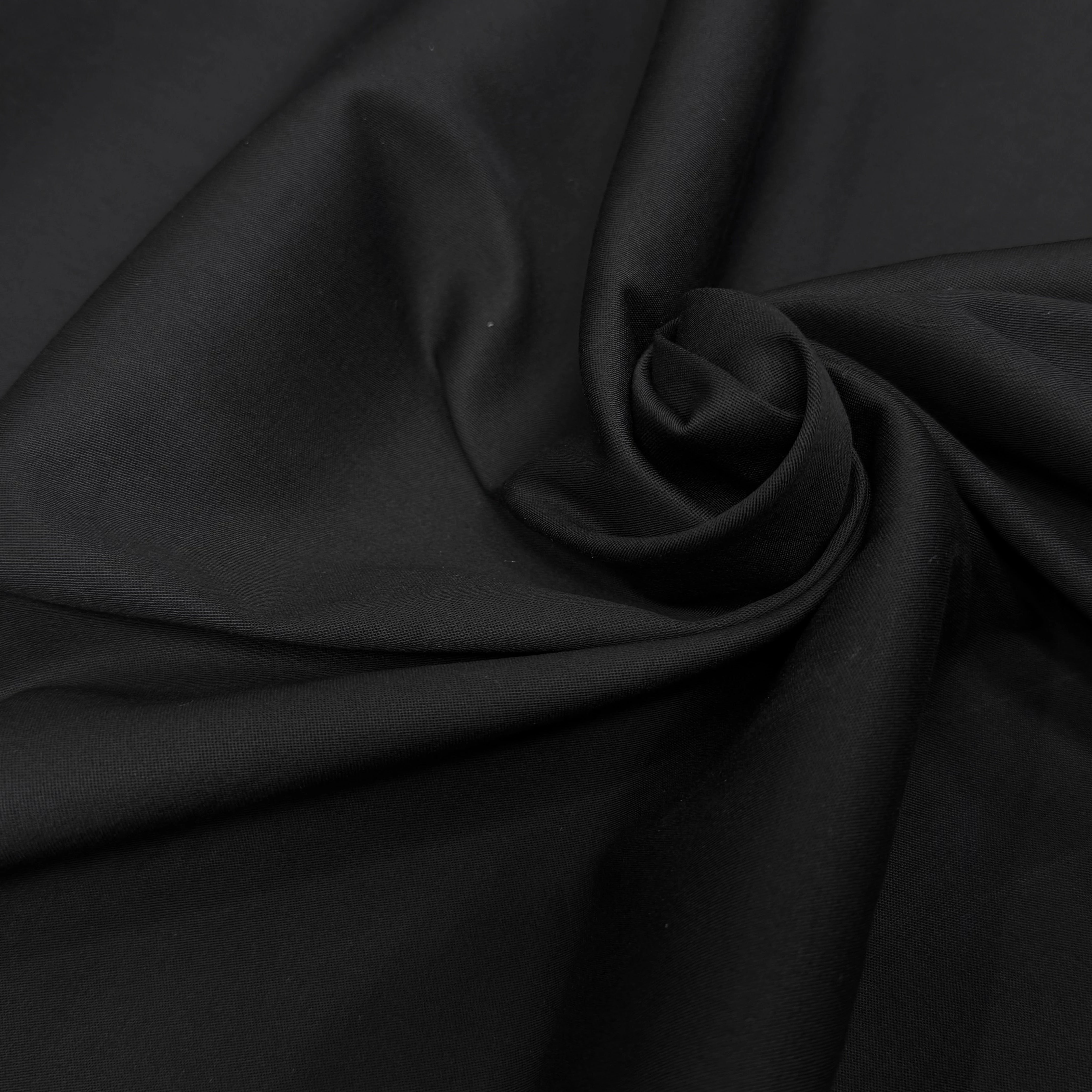GABARDINE NOIR PEIGNÉE COTON COUTURE - My Little Coupon