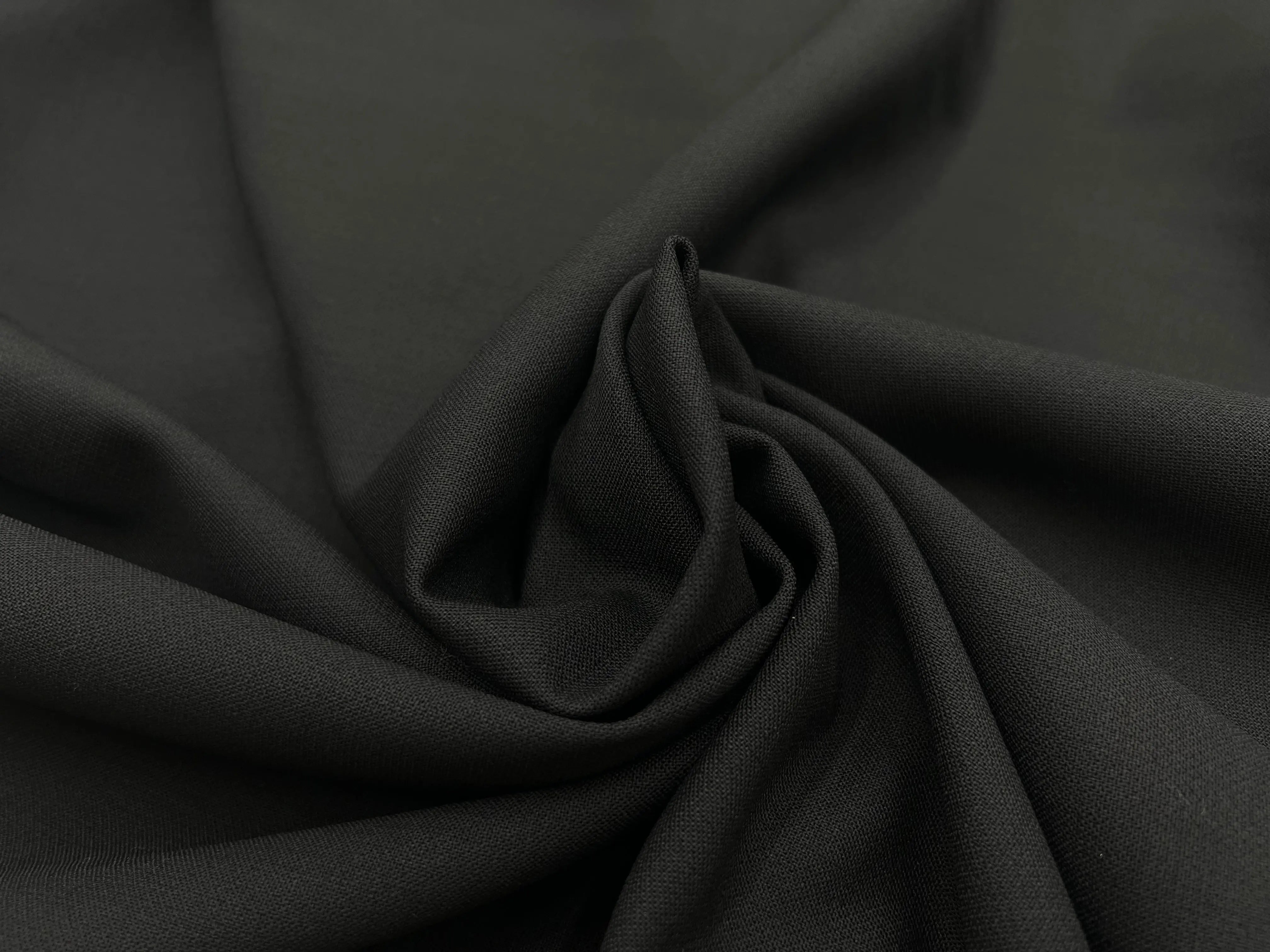 GABARDINE NOIRE STRETCH - My Little Coupon - tissu - coudre