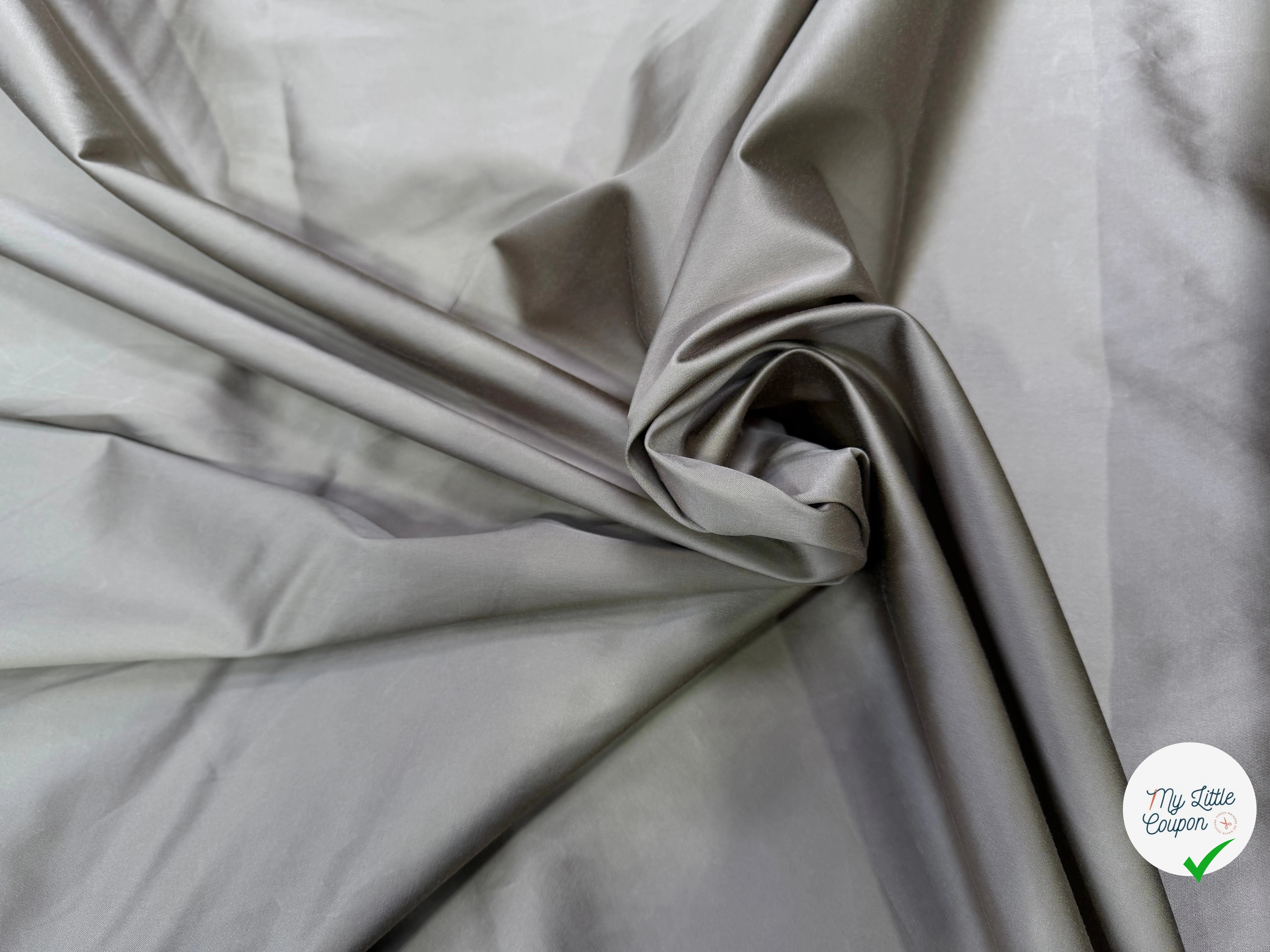 GABARDINE PEAU DE PECHE BEIGE REVERSIBLE - My Little Coupon