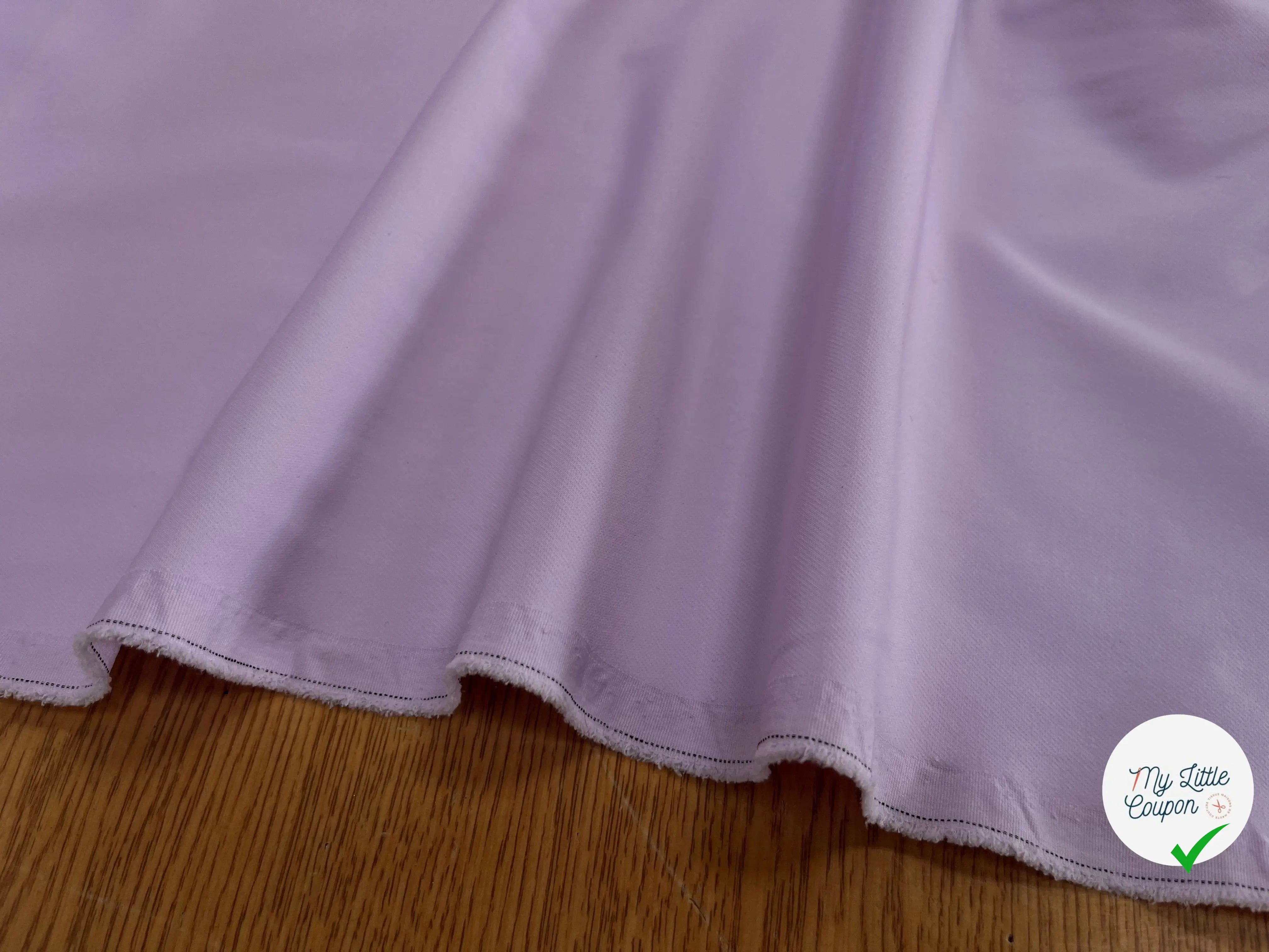 GABARDINE POLYAMIDE ULTRA STRETCH PINK CLAIR - My Little Coupon