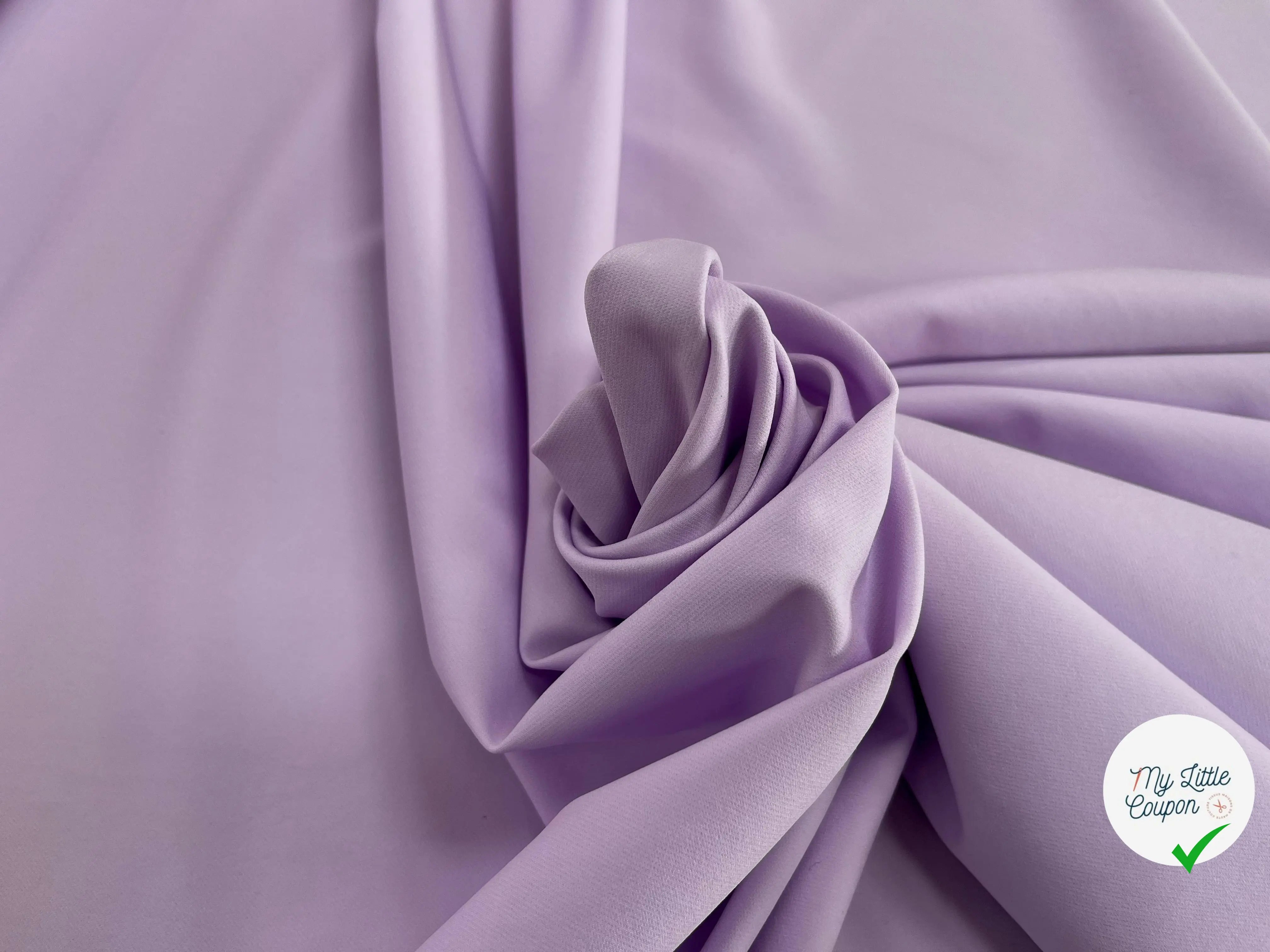 GABARDINE POLYAMIDE ULTRA STRETCH PINK CLAIR - My Little Coupon