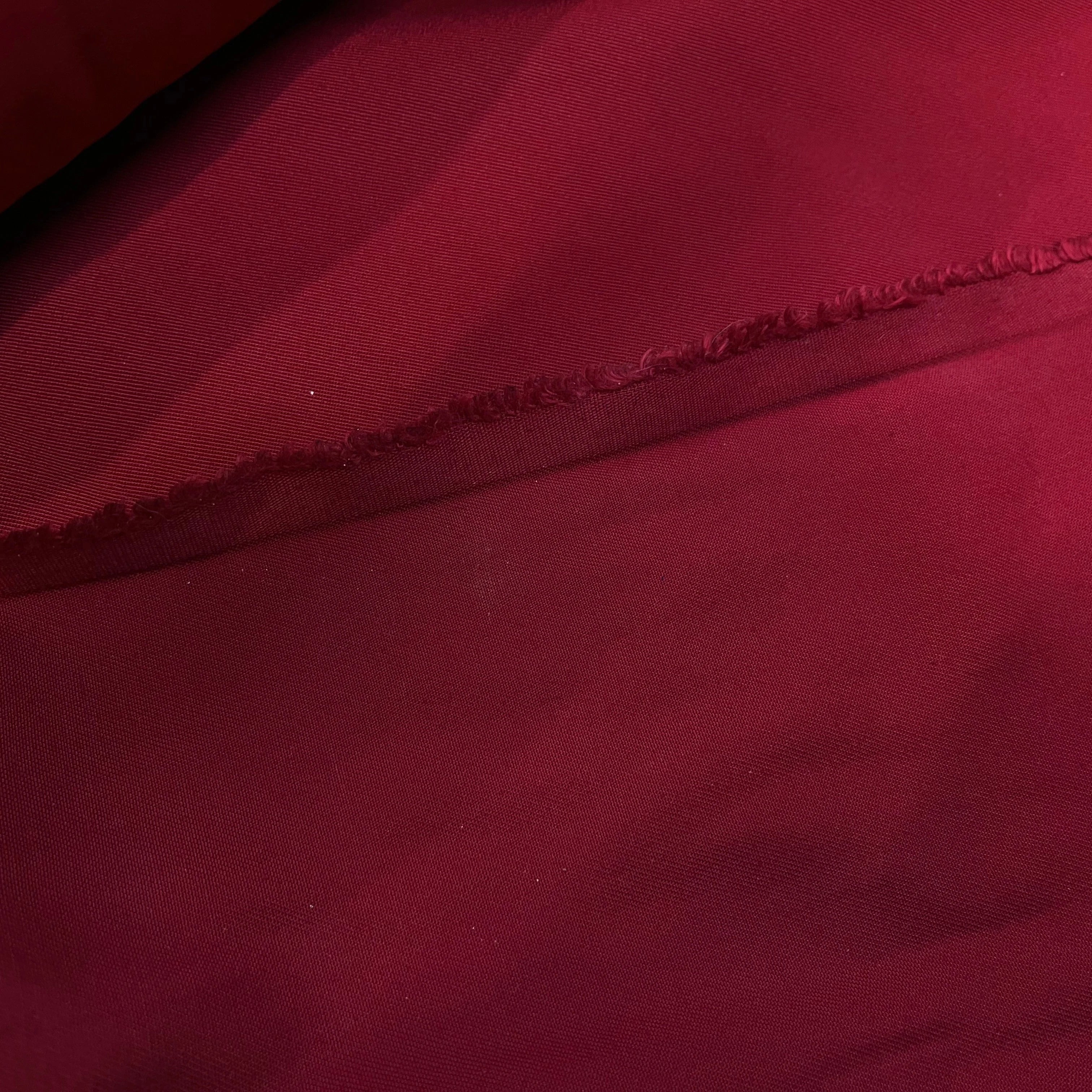 GABARDINE POLYCOTON ROUGE JAPON - My Little Coupon