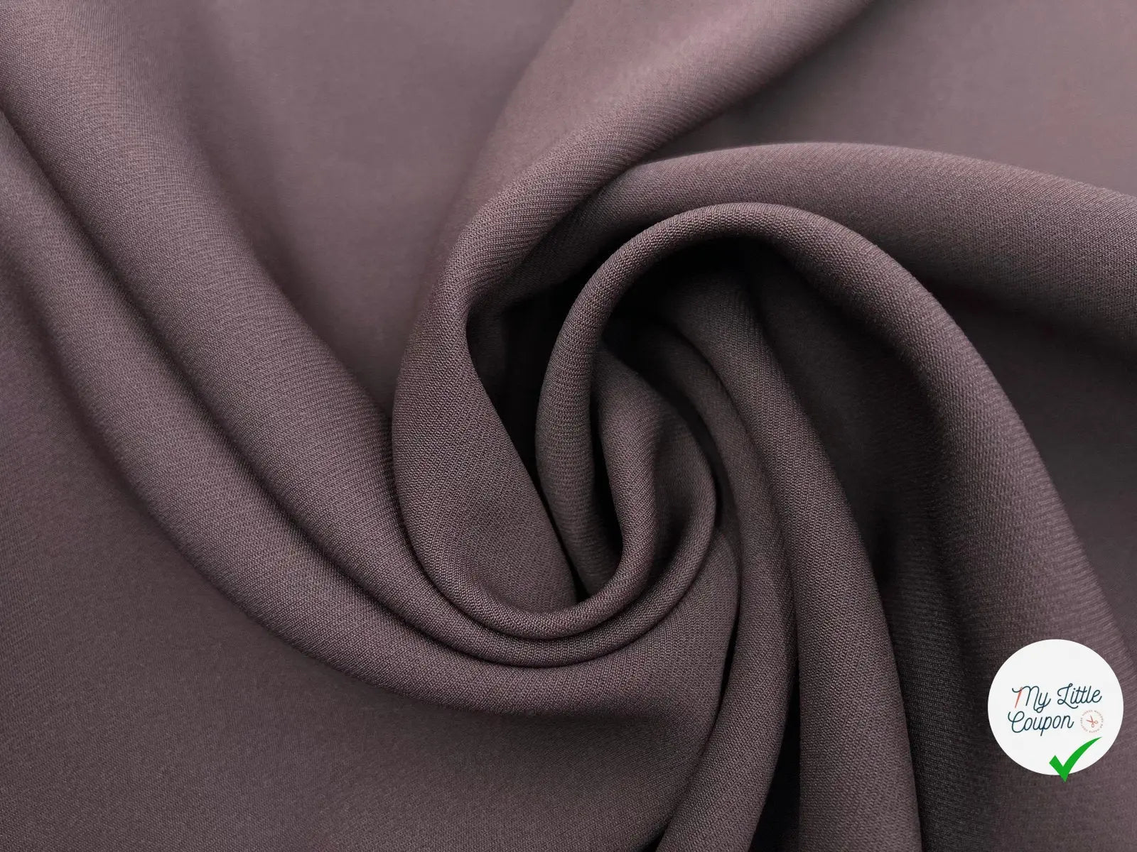 GABARDINE POLYESTER JAPAN CHOCO CLAIR - My Little Coupon - tissu - coudre