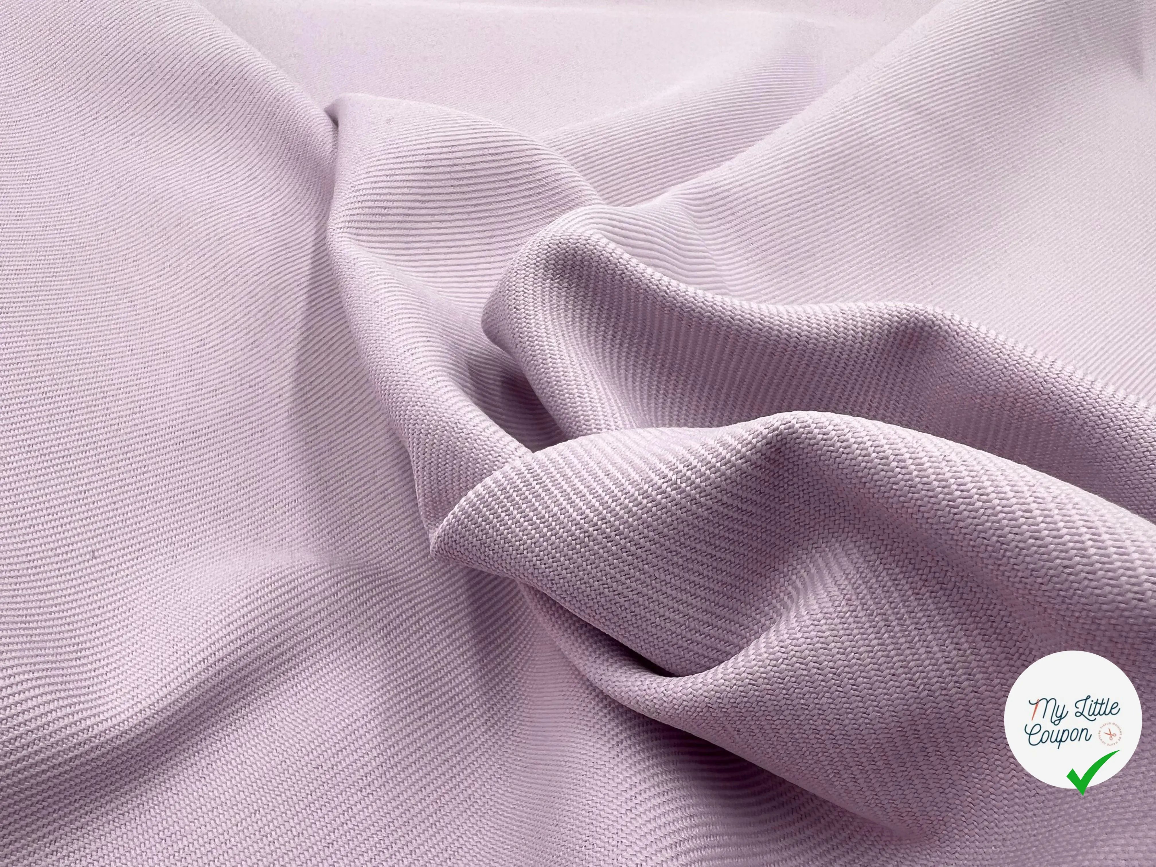 GABARDINE POLYESTER JAPON PRESTIGE LILAS - My Little Coupon - tissu - coudre