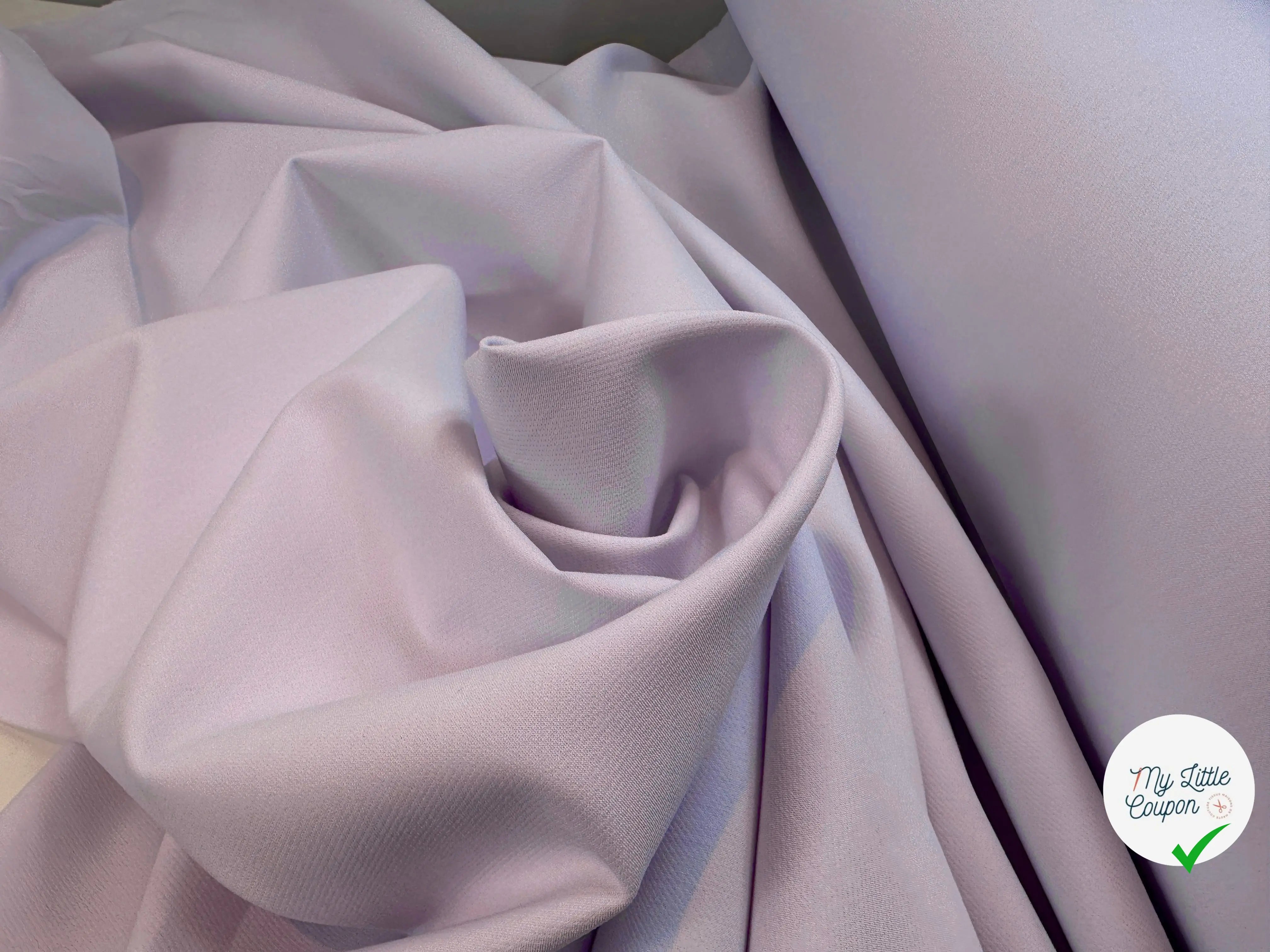 GABARDINE POLYESTER LILAS CLAIR MSO