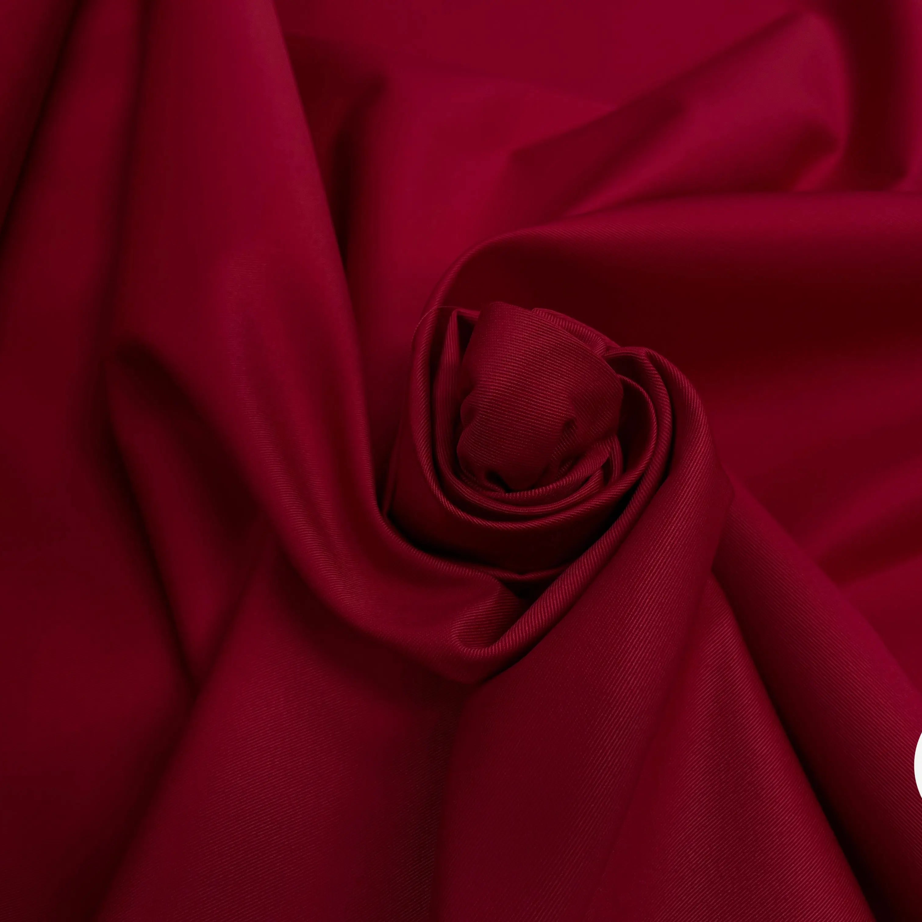 GABARDINE POLYESTER ROUGE CANON JAPON - My Little Coupon