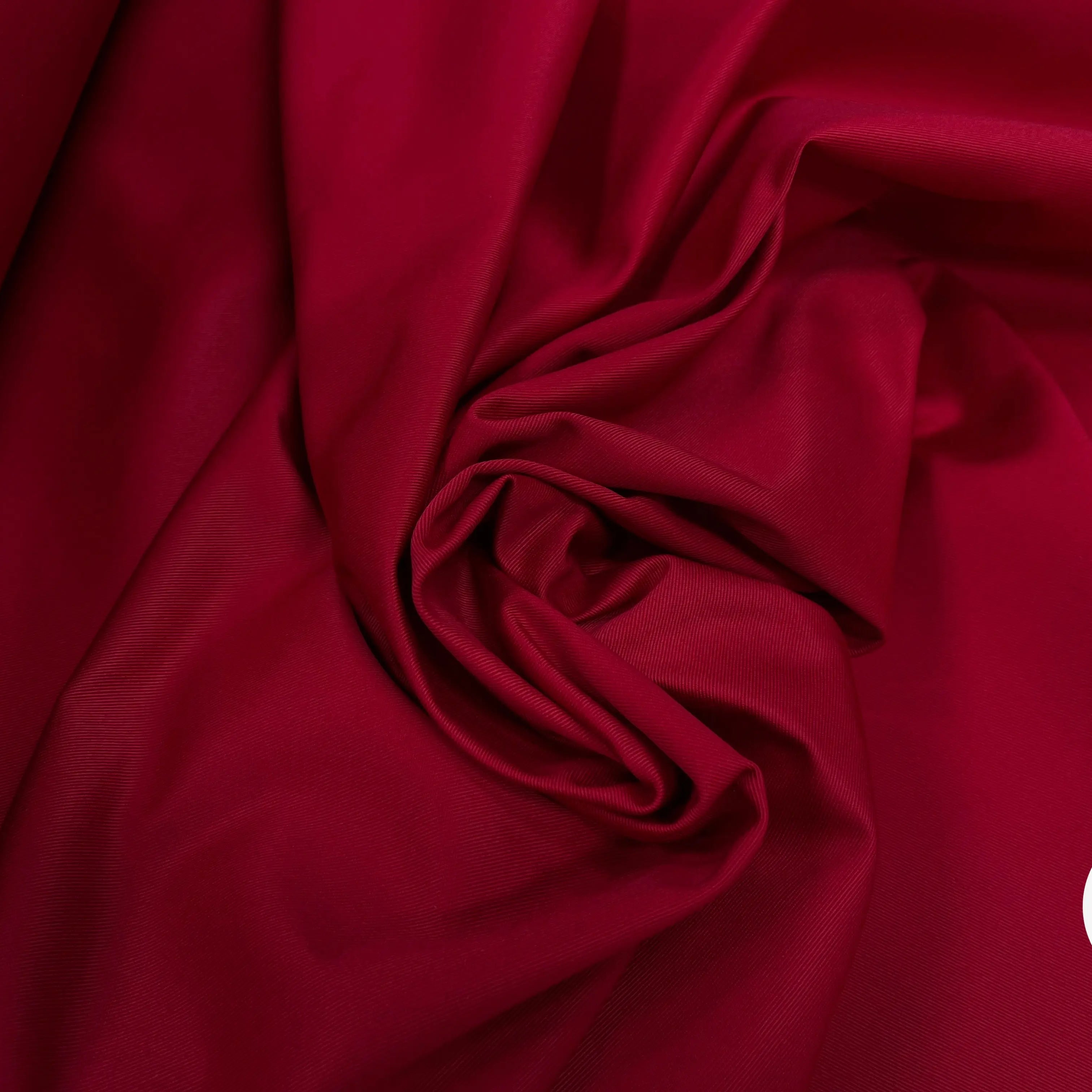 GABARDINE POLYESTER ROUGE CANON JAPON - My Little Coupon