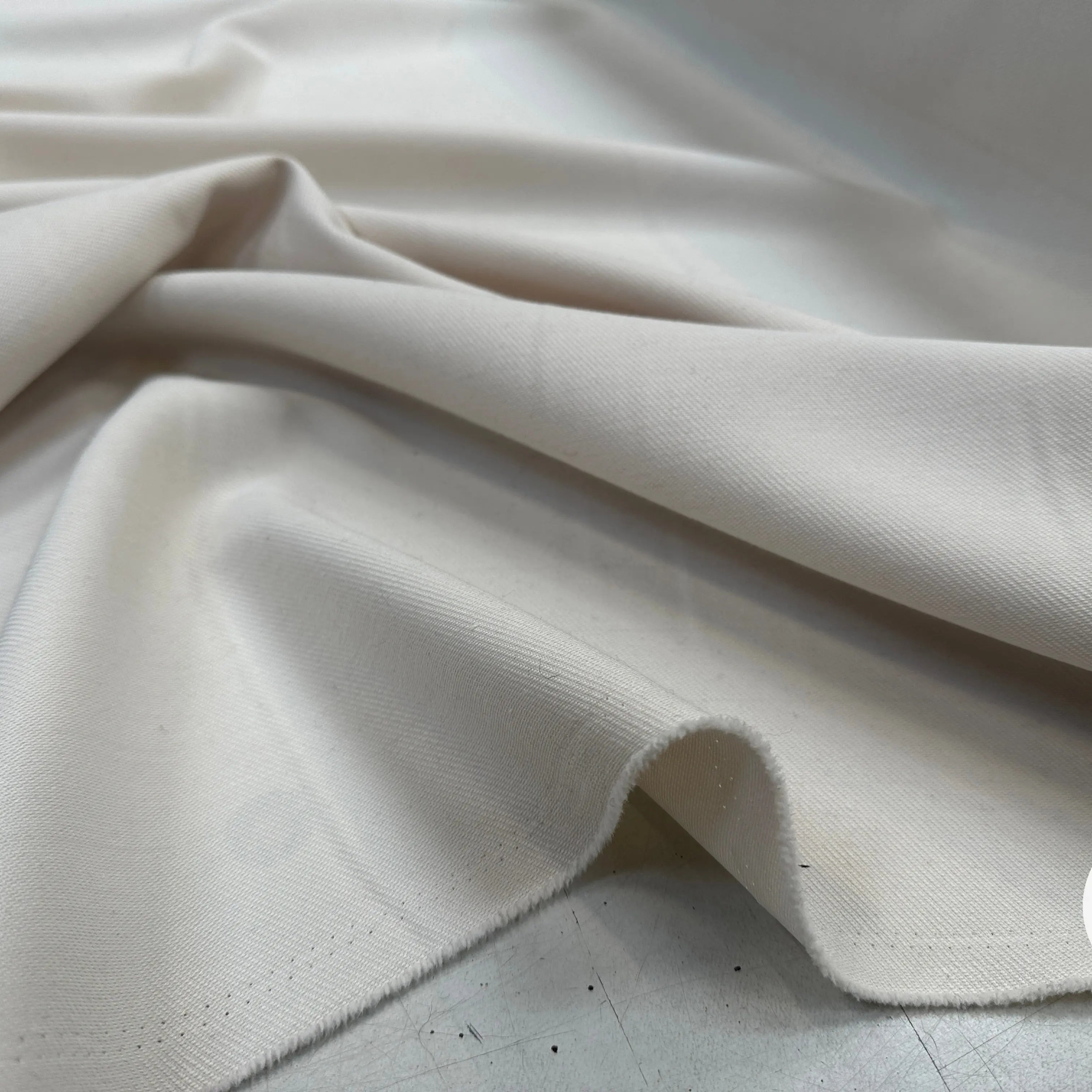 GABARDINE POLYESTER SIMPLE COLORI NATUREL - My Little Coupon