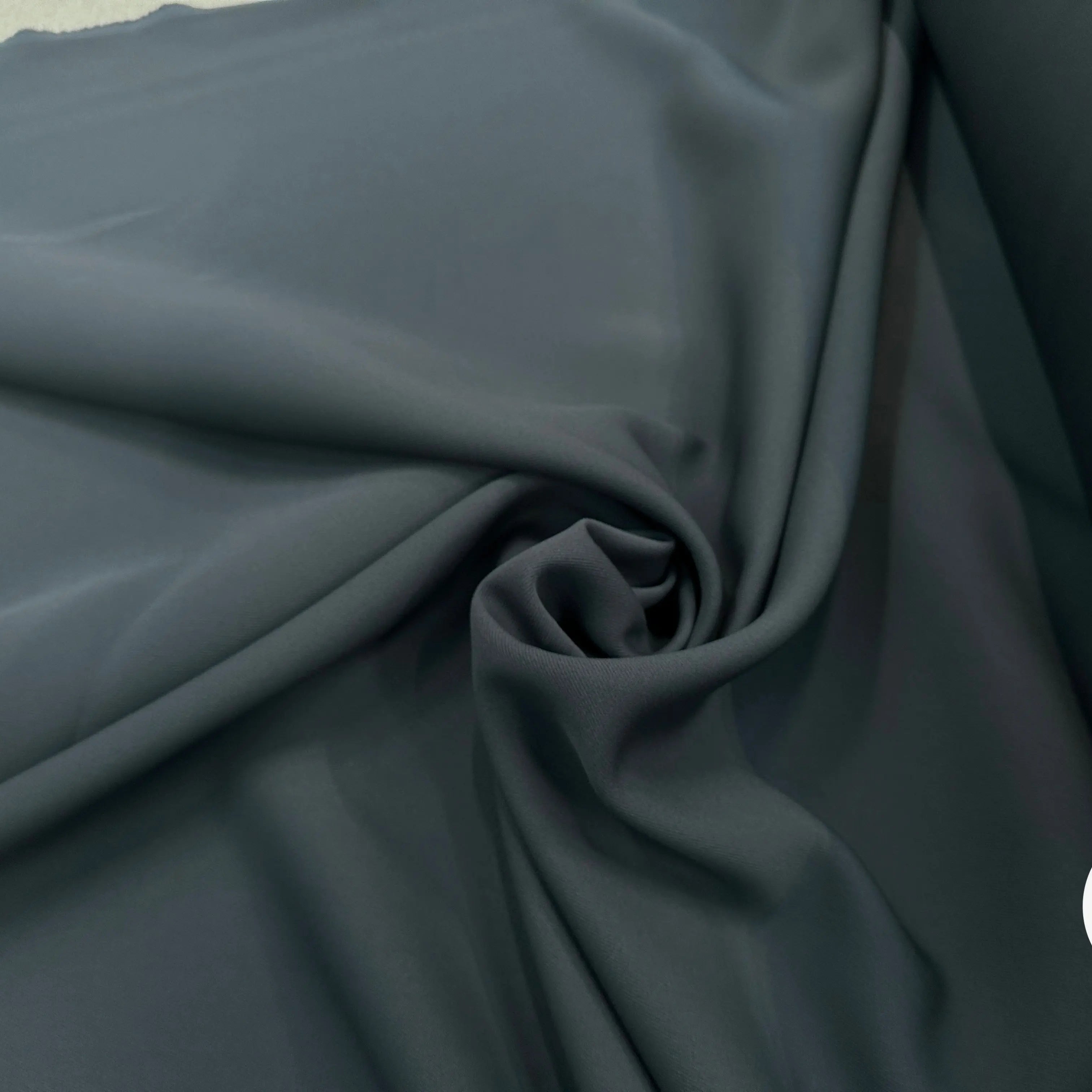 GABARDINE POLYESTER STEEL GREY - My Little Coupon