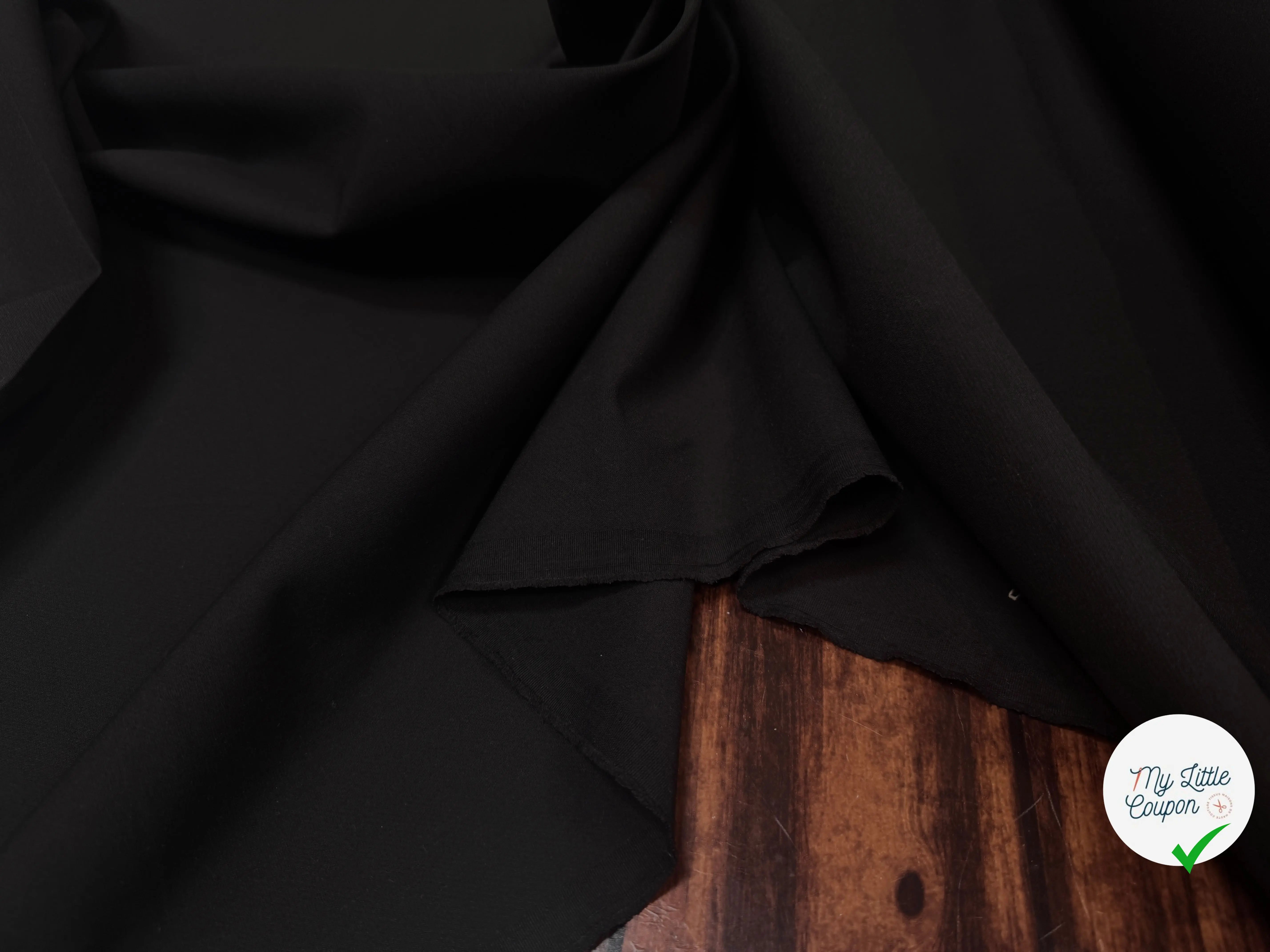 GABARDINE POLYESTER VISCOSE PRATO - My Little Coupon