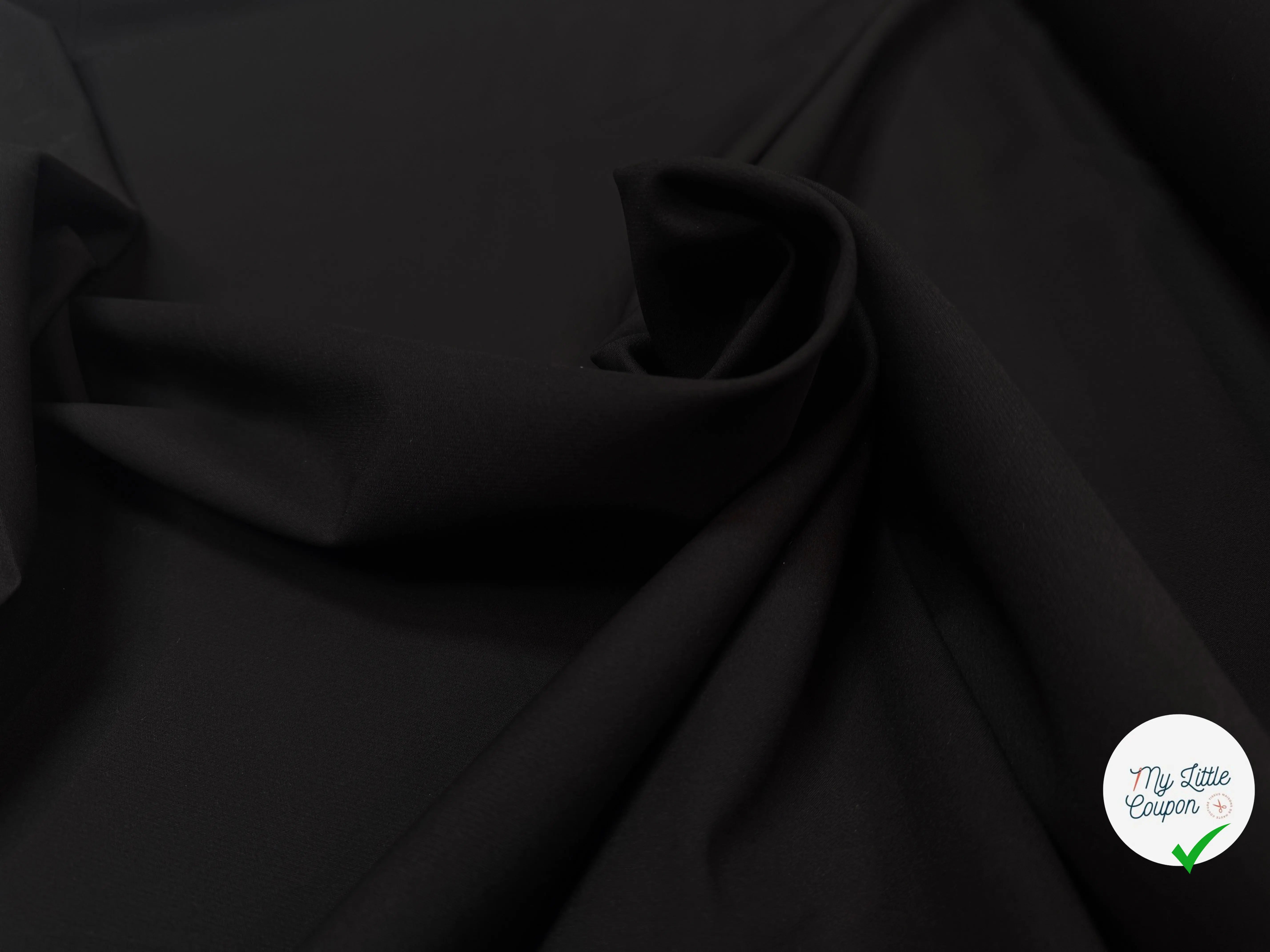 GABARDINE POLYESTER VISCOSE PRATO - My Little Coupon