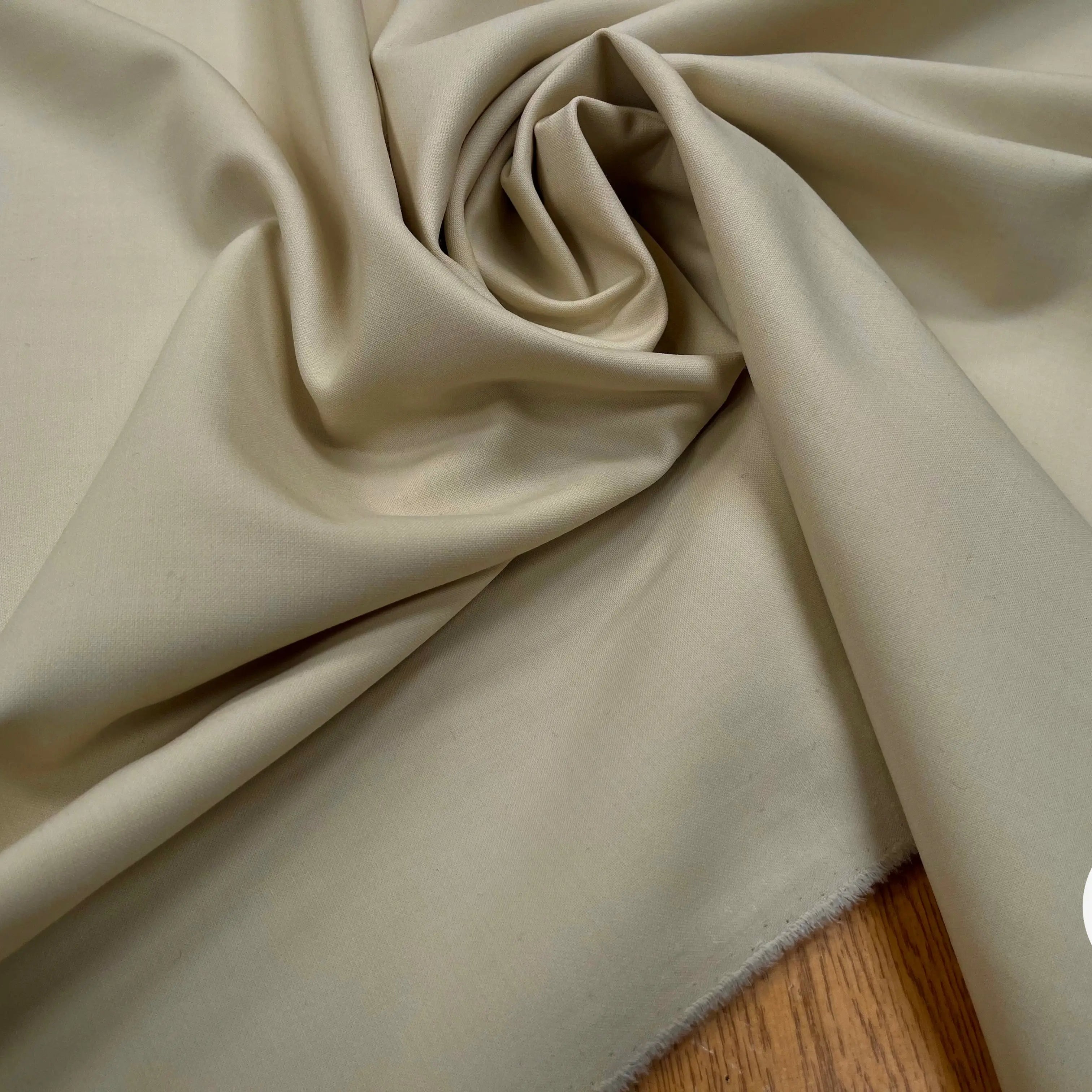 GABARDINE POLYLAINE 41% LAINE VIERGE OYSTER GRIS - My Little Coupon