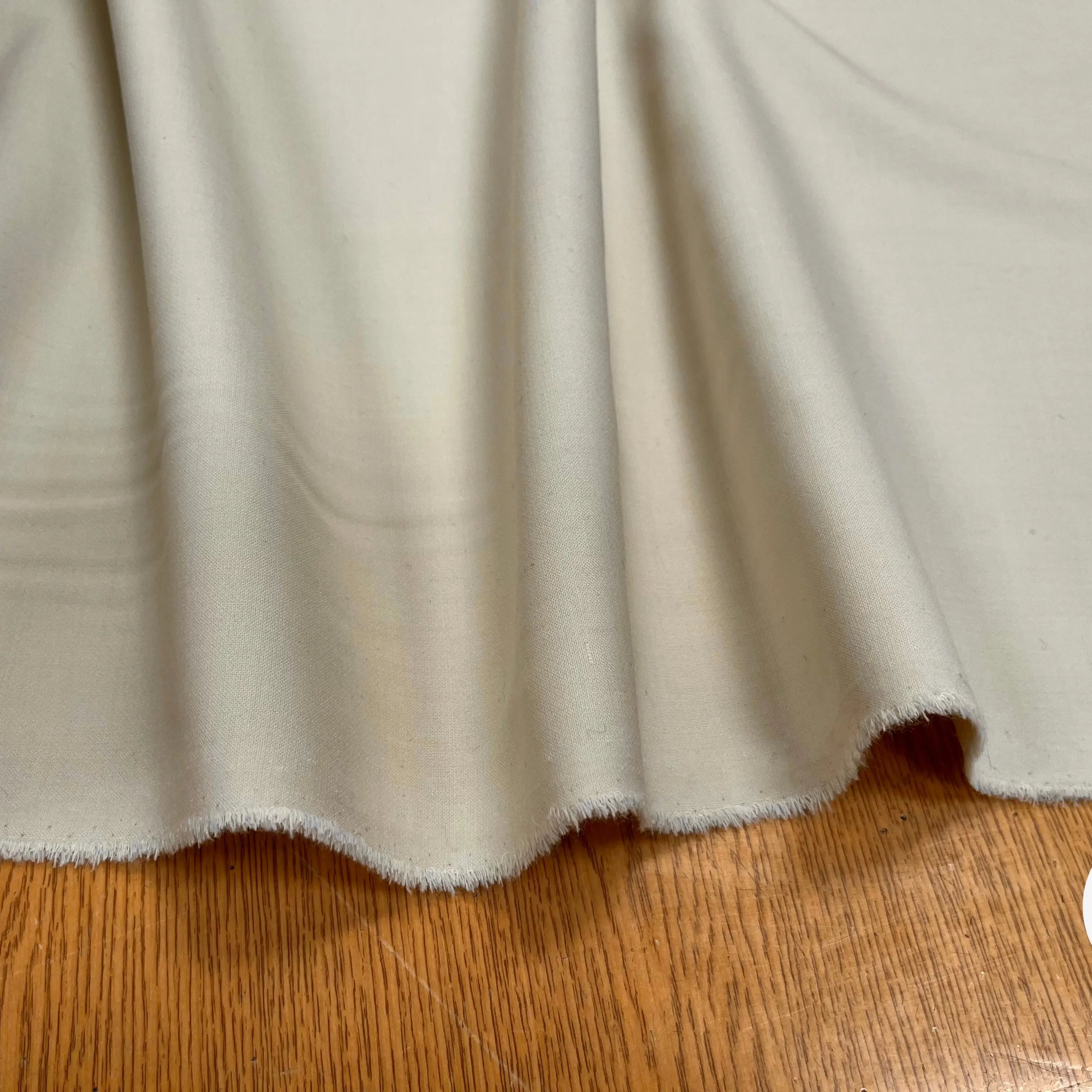 GABARDINE POLYLAINE 41% LAINE VIERGE OYSTER GRIS - My Little Coupon