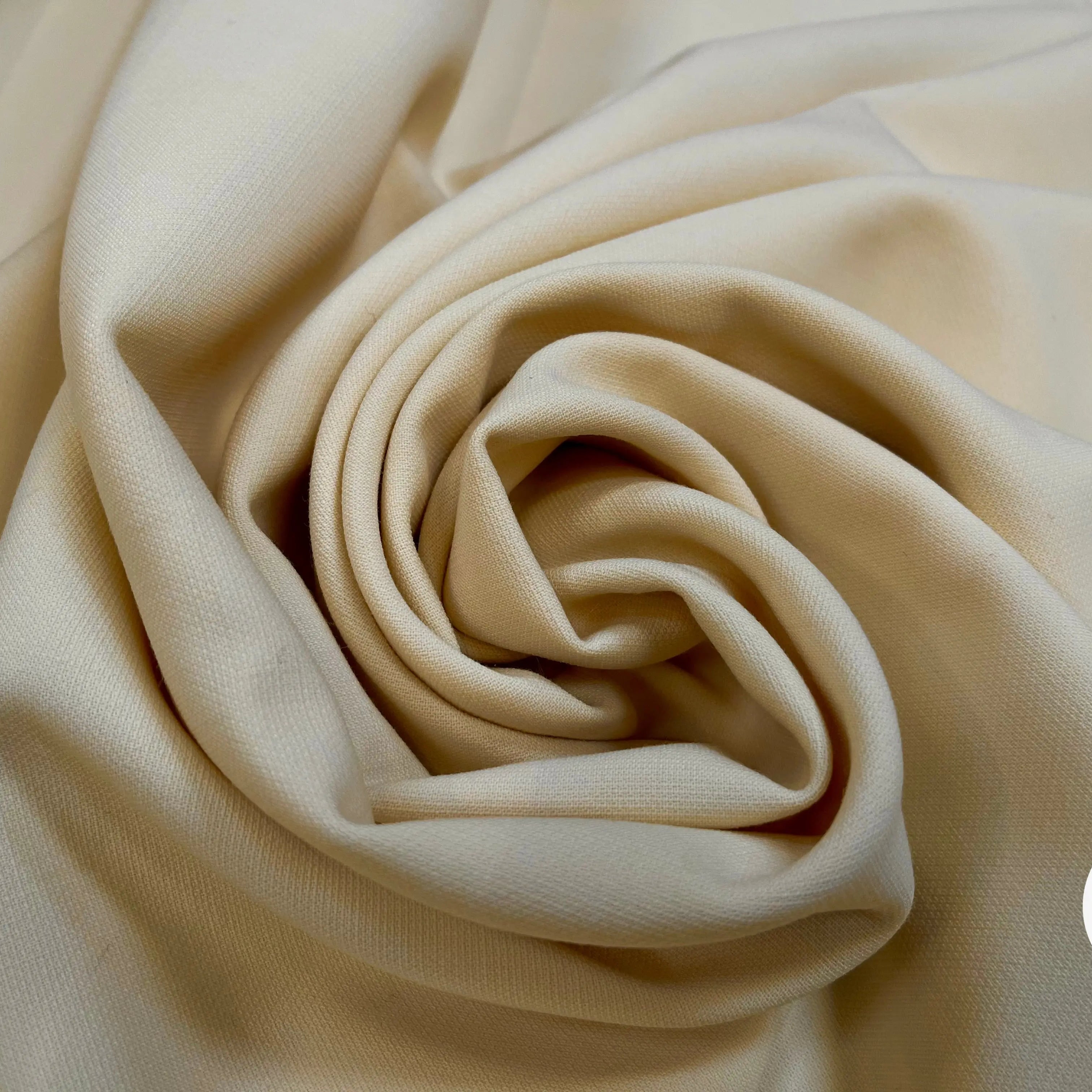 GABARDINE POLYLAINE LYOCEL JAUNE CLAIR - My Little Coupon