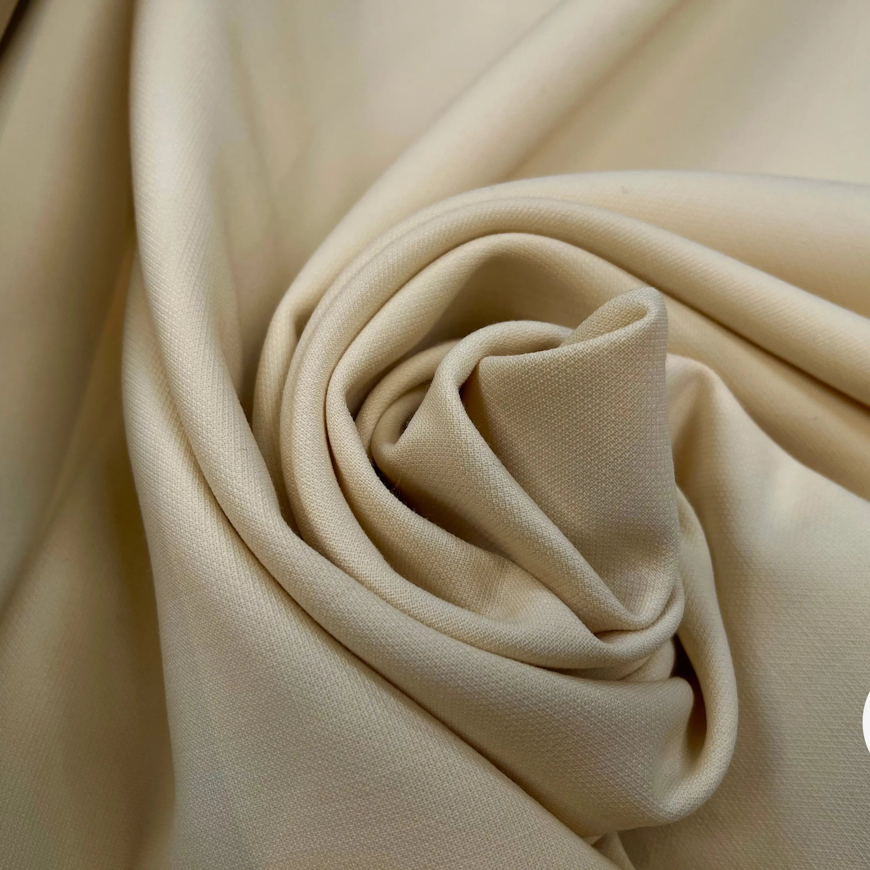 GABARDINE POLYLAINE LYOCEL JAUNE CLAIR - My Little Coupon