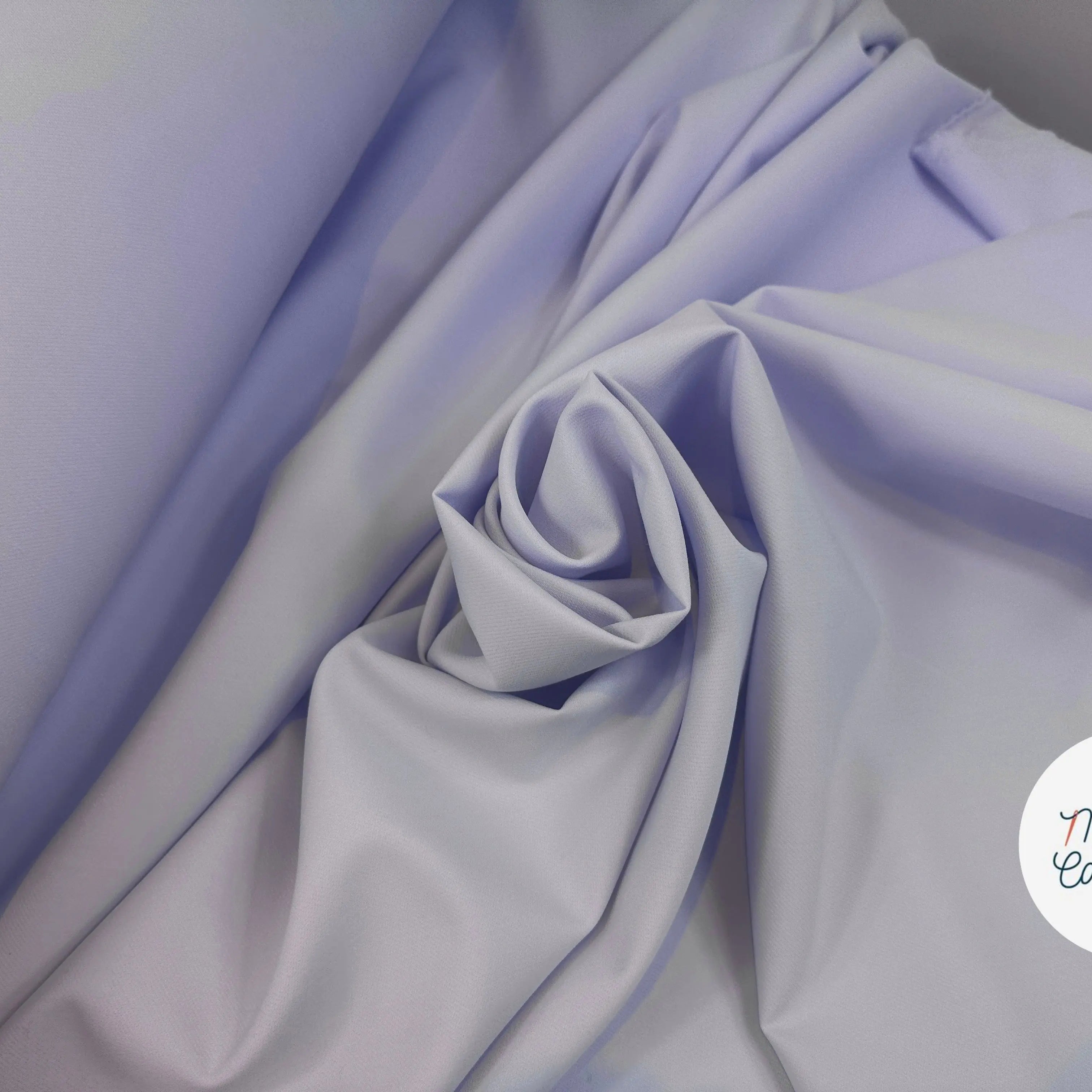 GABARDINE POLYVISCOSE LILAS CLAIR MSO