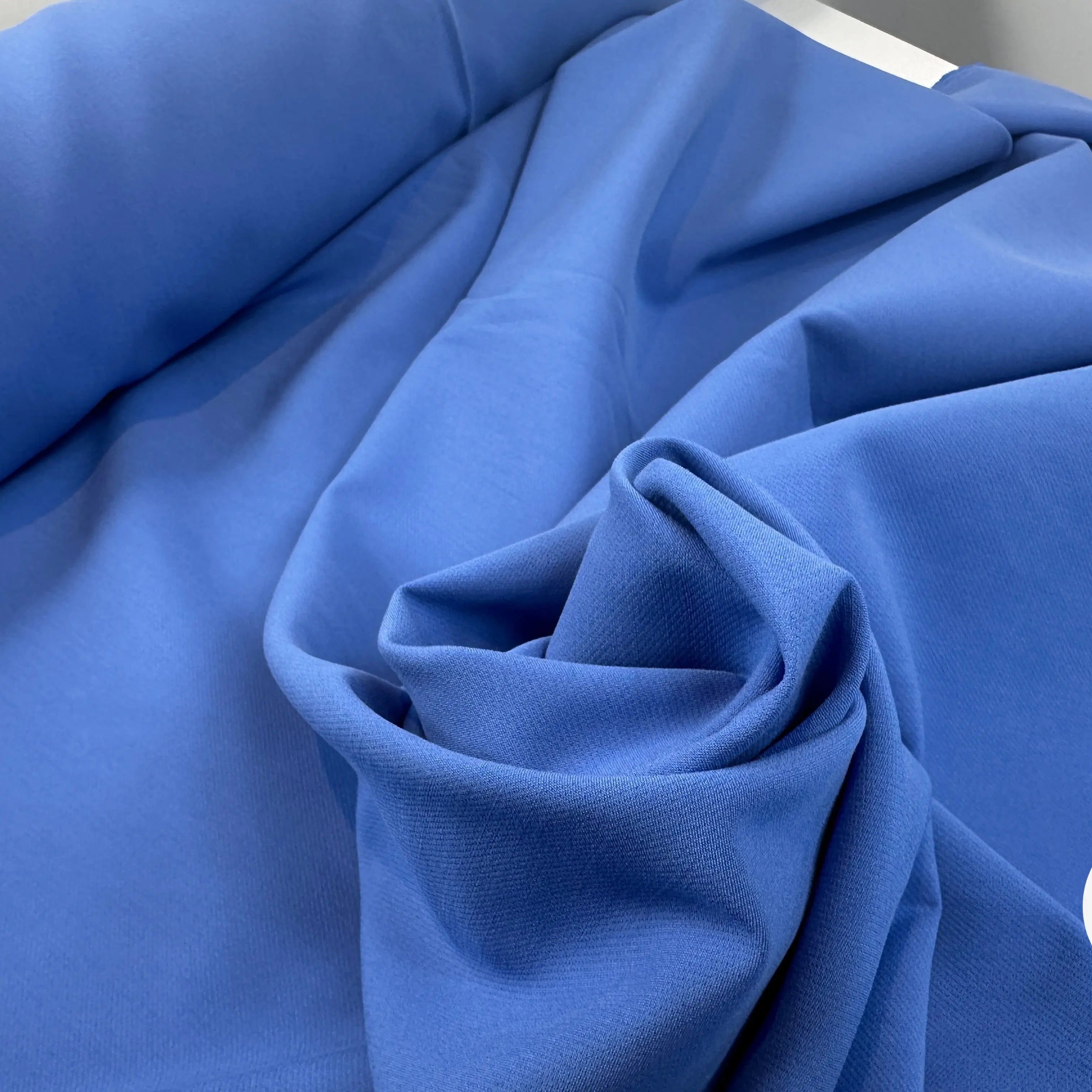 GABARDINE POLYVISCOSE STRETCH STORM BLUE MSO
