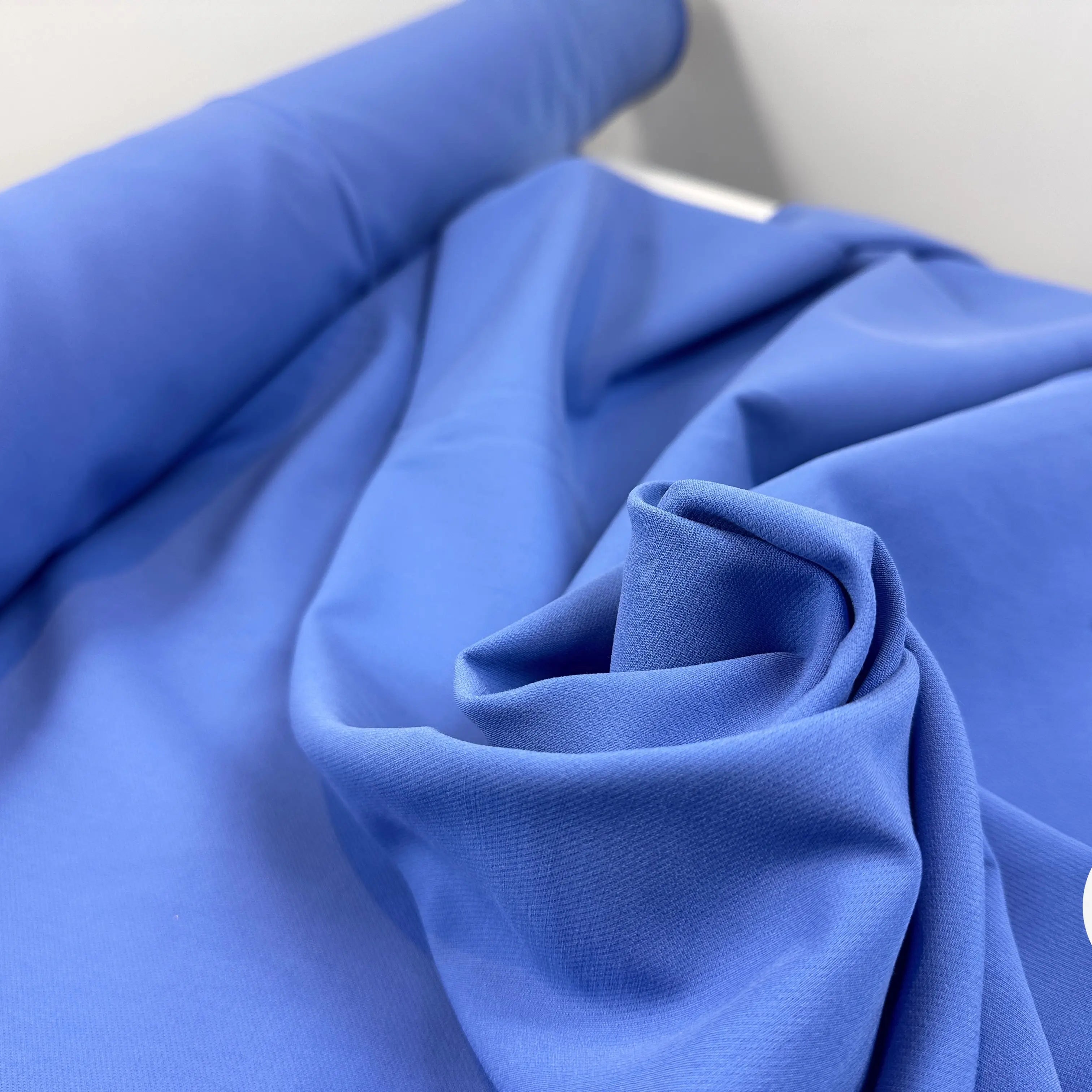 GABARDINE POLYVISCOSE STRETCH STORM BLUE MSO