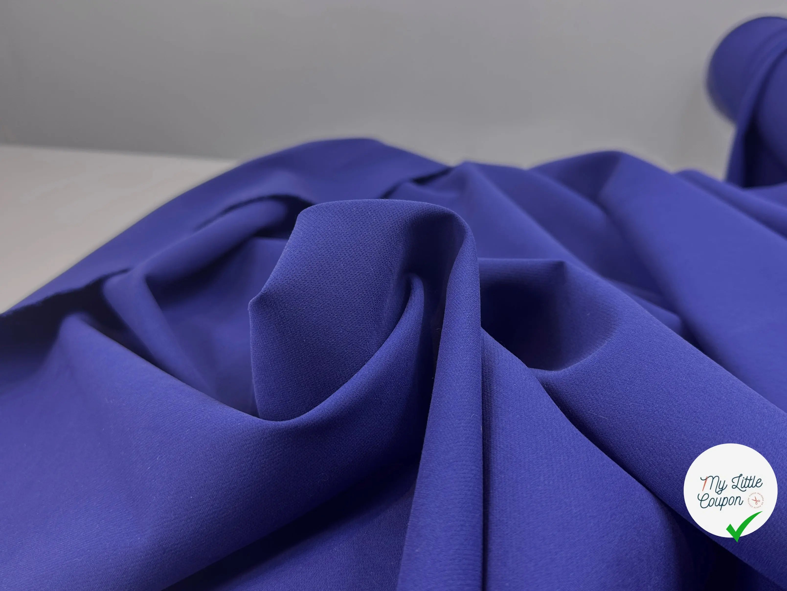 GABARDINE POLYVISCOSE TRÈS STRETCH INDIGO FONCÉ MSO