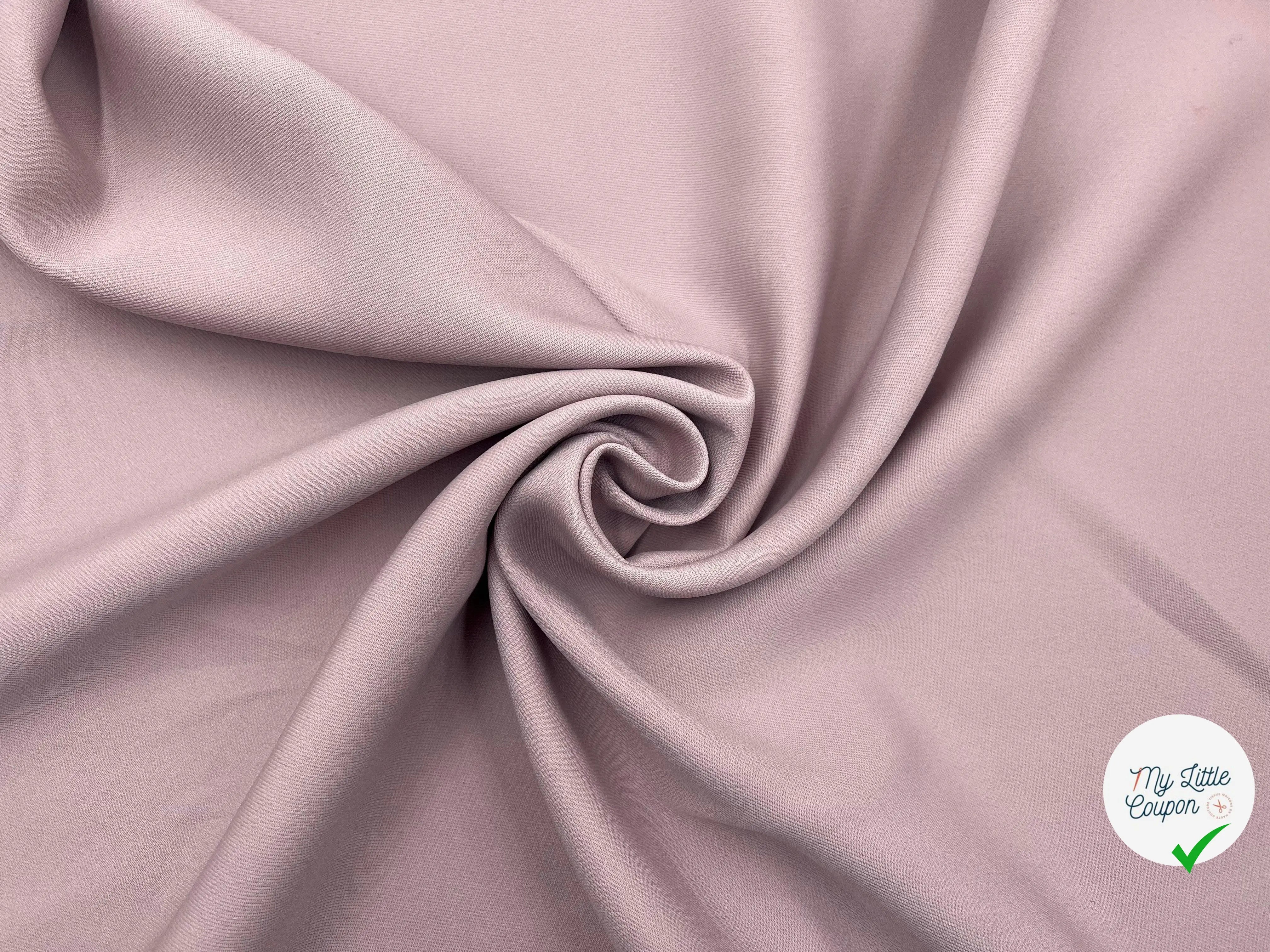 GABARDINE PRESTIGE JAPON TAUPE ROSE - My Little Coupon - tissu - coudre