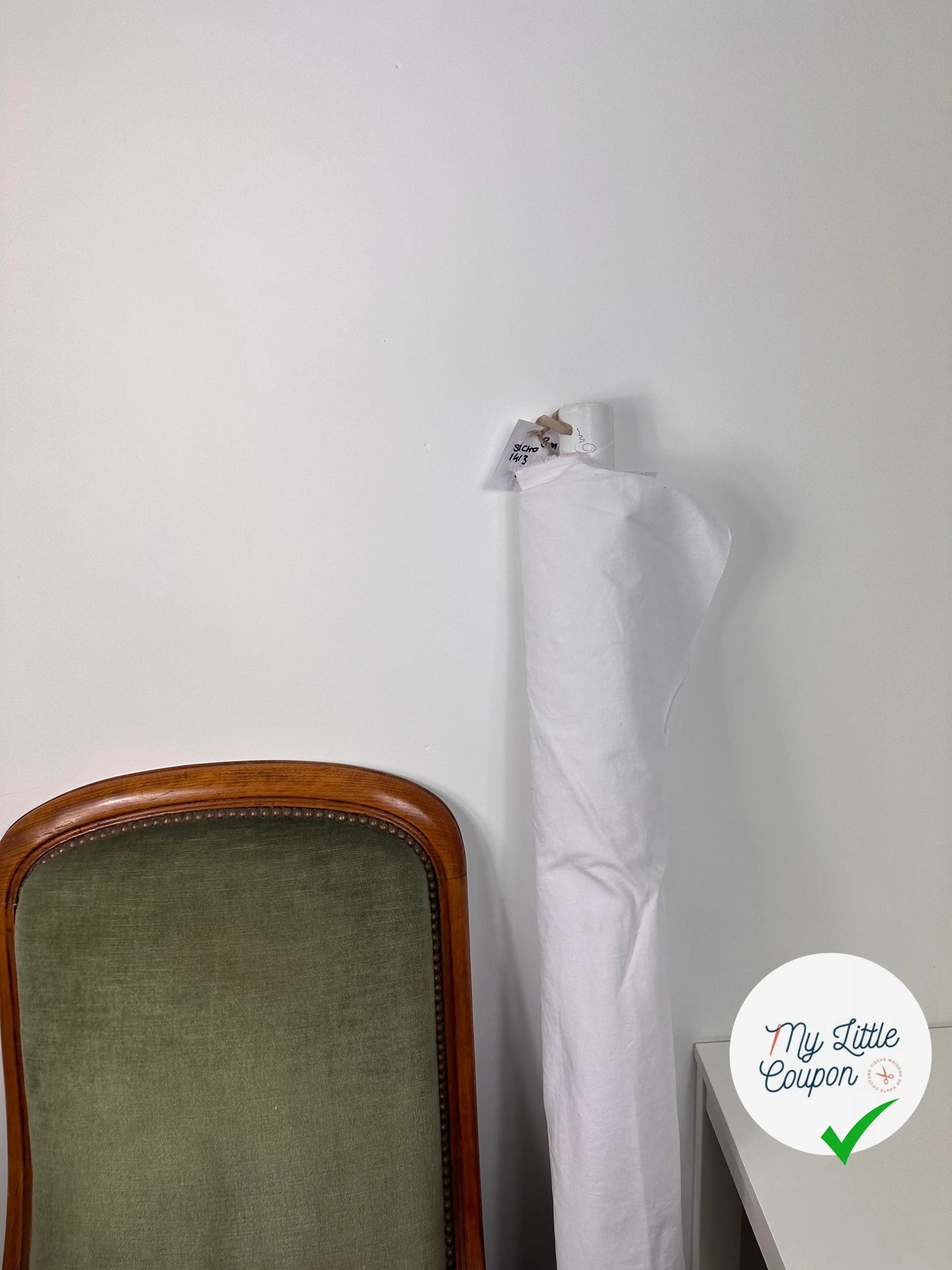 GABARDINE SABLE BLANC REFLET ROSÉ STRETCH PEACHSKIN MSO