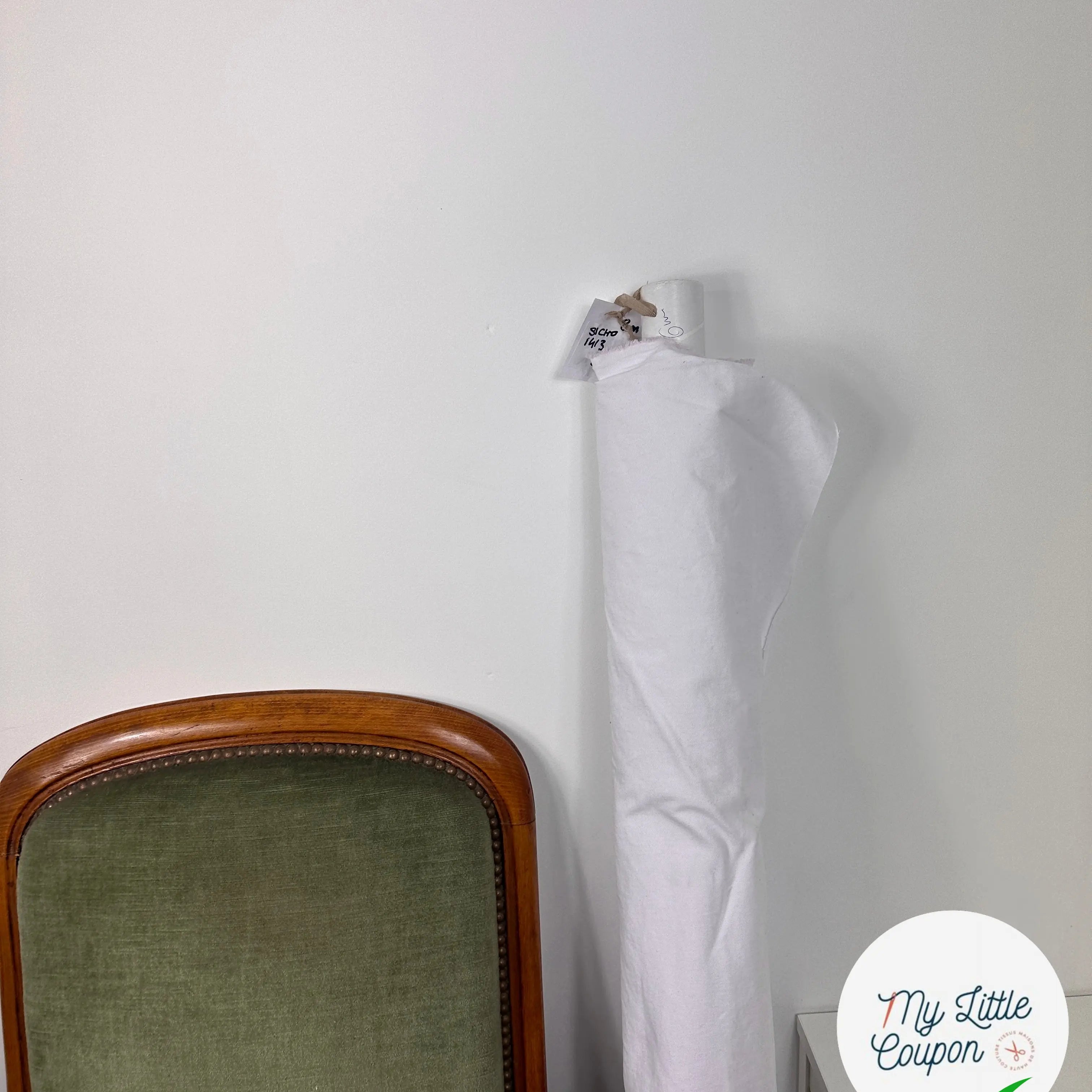 GABARDINE SABLE BLANC REFLET ROSÉ STRETCH PEACHSKIN MSO