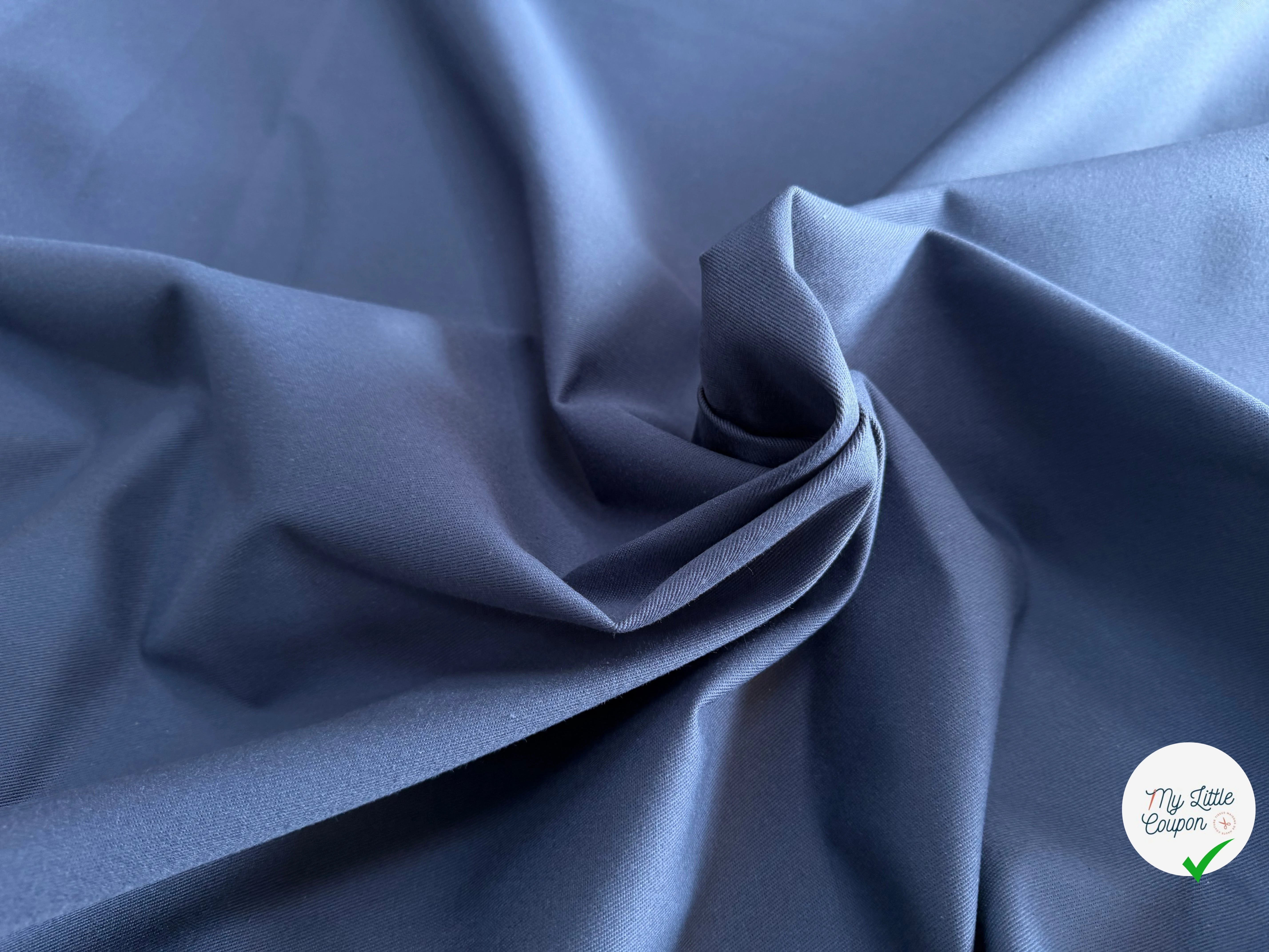 GABARDINE SERGÉE 100% COTON DENIM 835 150 CM - My Little Coupon