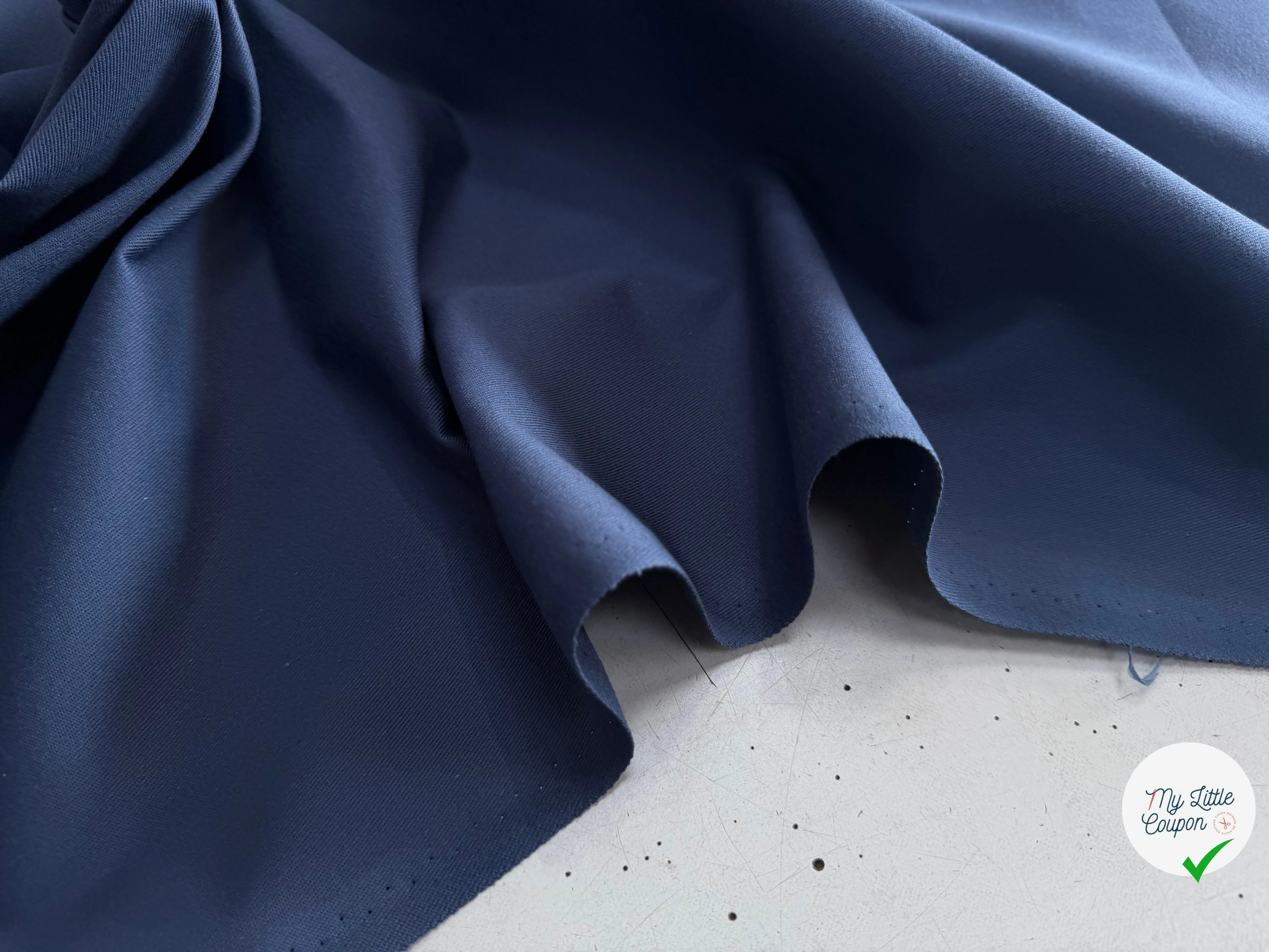 GABARDINE SERGÉE 100% COTON DENIM 835 150 CM - My Little Coupon