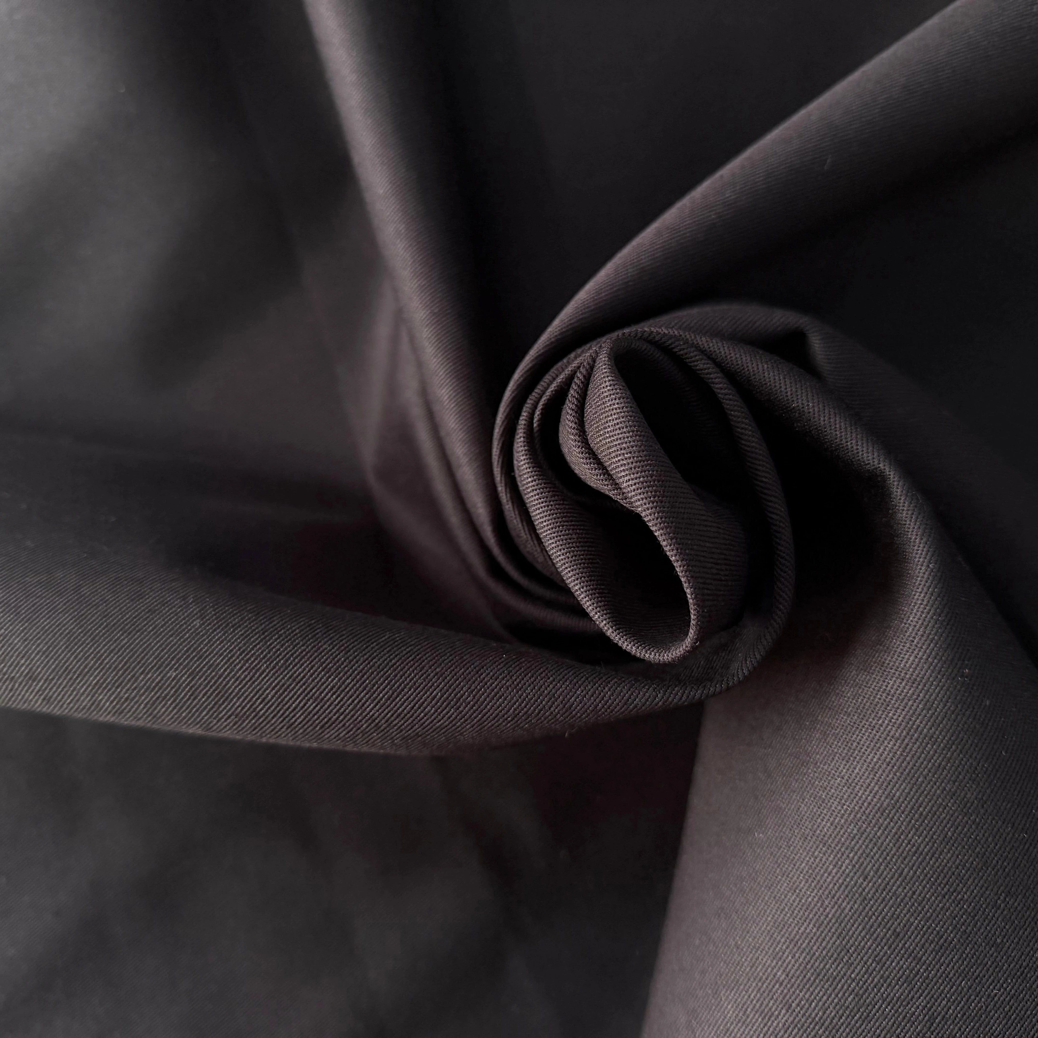 GABARDINE SERGÉE 100% COTON NOIR 803 150 CM - My Little Coupon
