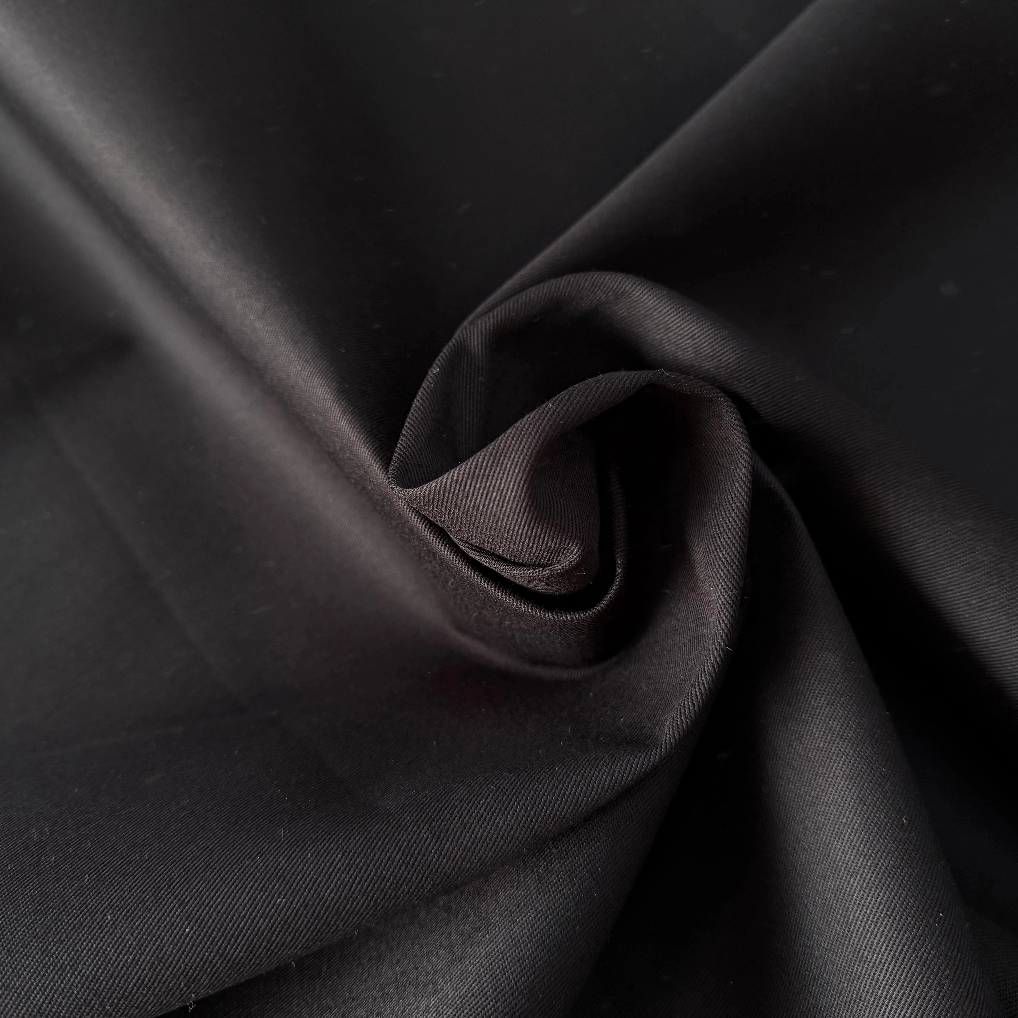 GABARDINE SERGÉE 100% COTON NOIR 803 150 CM - My Little Coupon