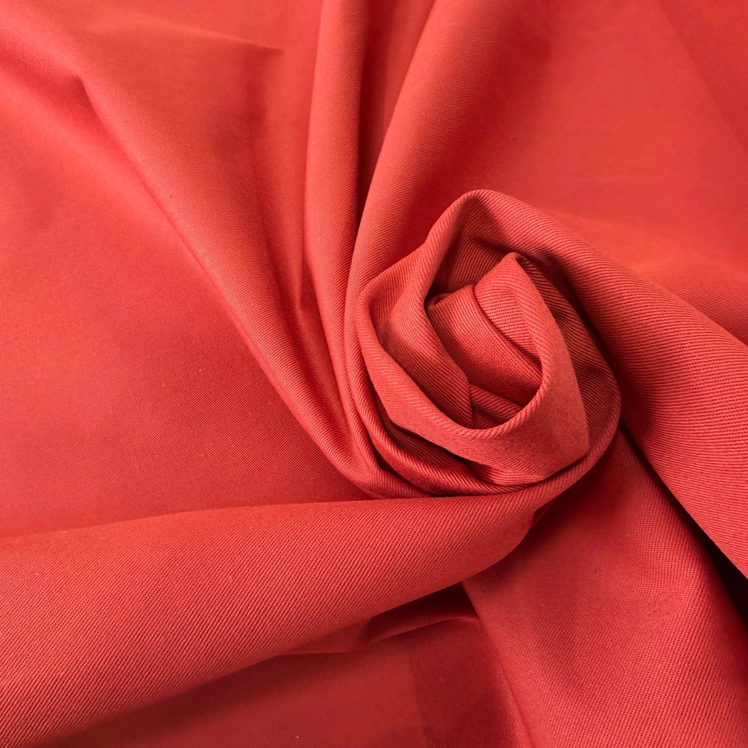 GABARDINE SERGÉE 100% COTON TERRACOTTA 857 150 CM - My Little Coupon