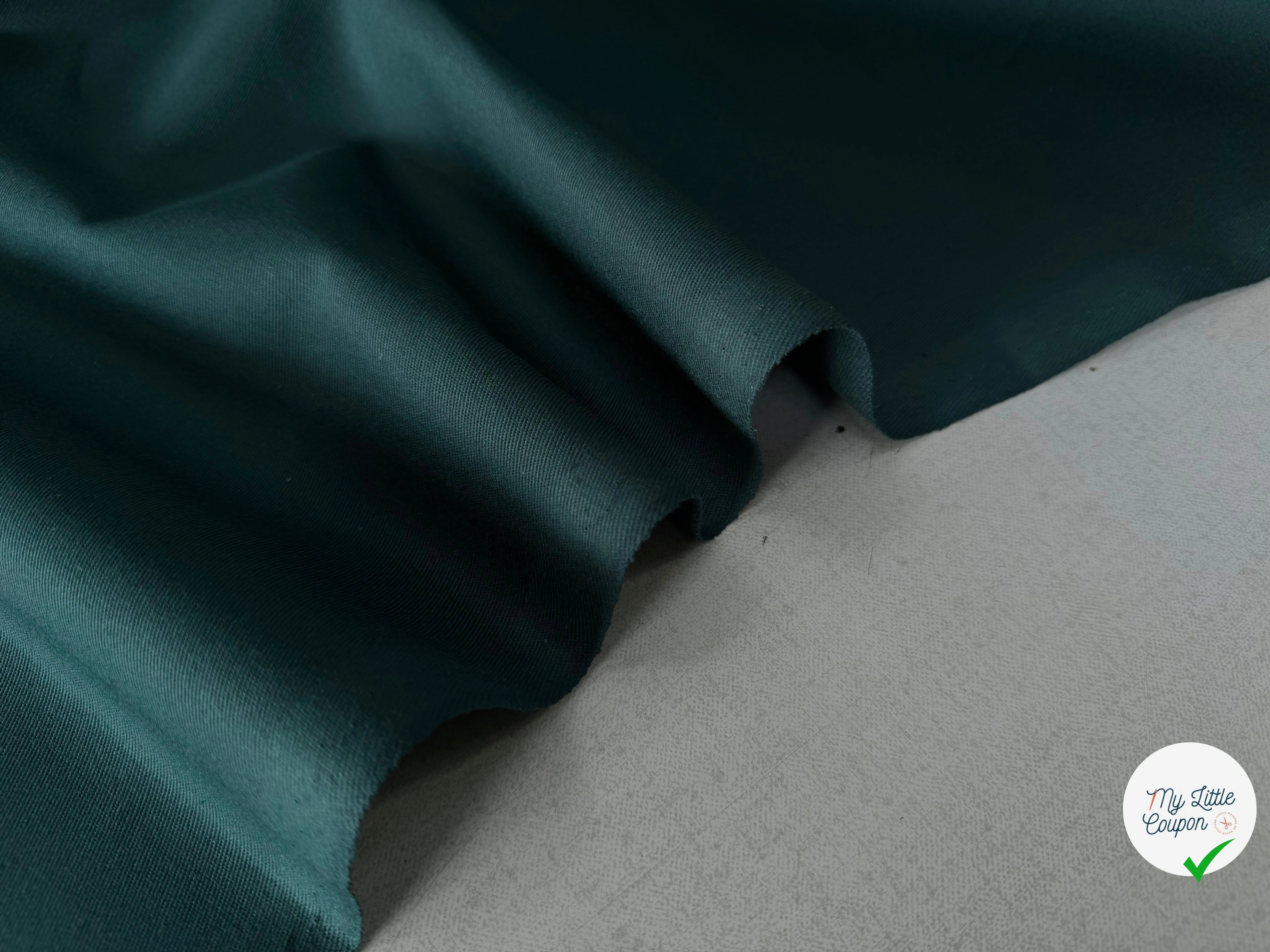 GABARDINE SERGÉE COLVERT 865 150 CM - My Little Coupon