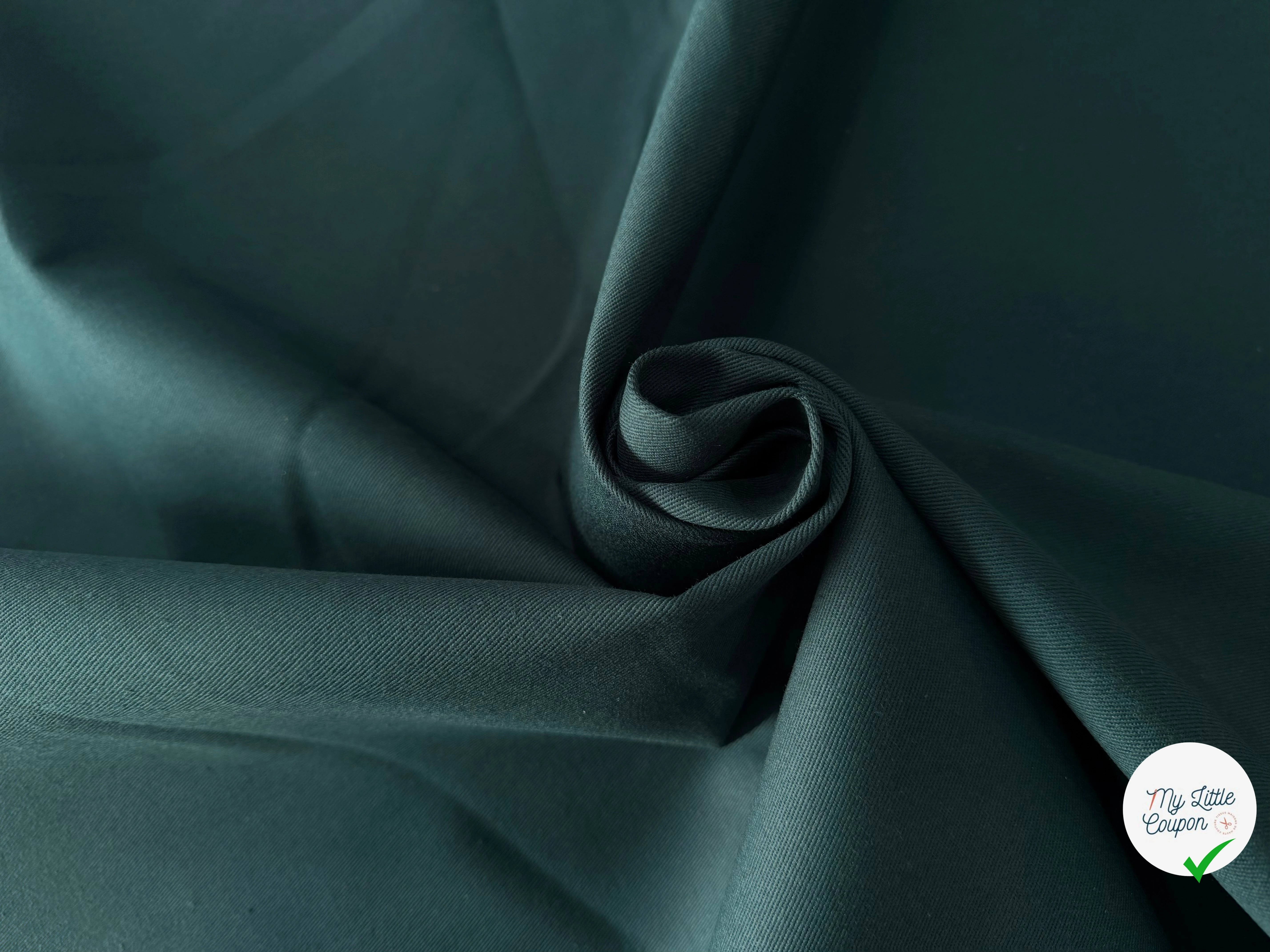 GABARDINE SERGÉE COLVERT 865 150 CM - My Little Coupon