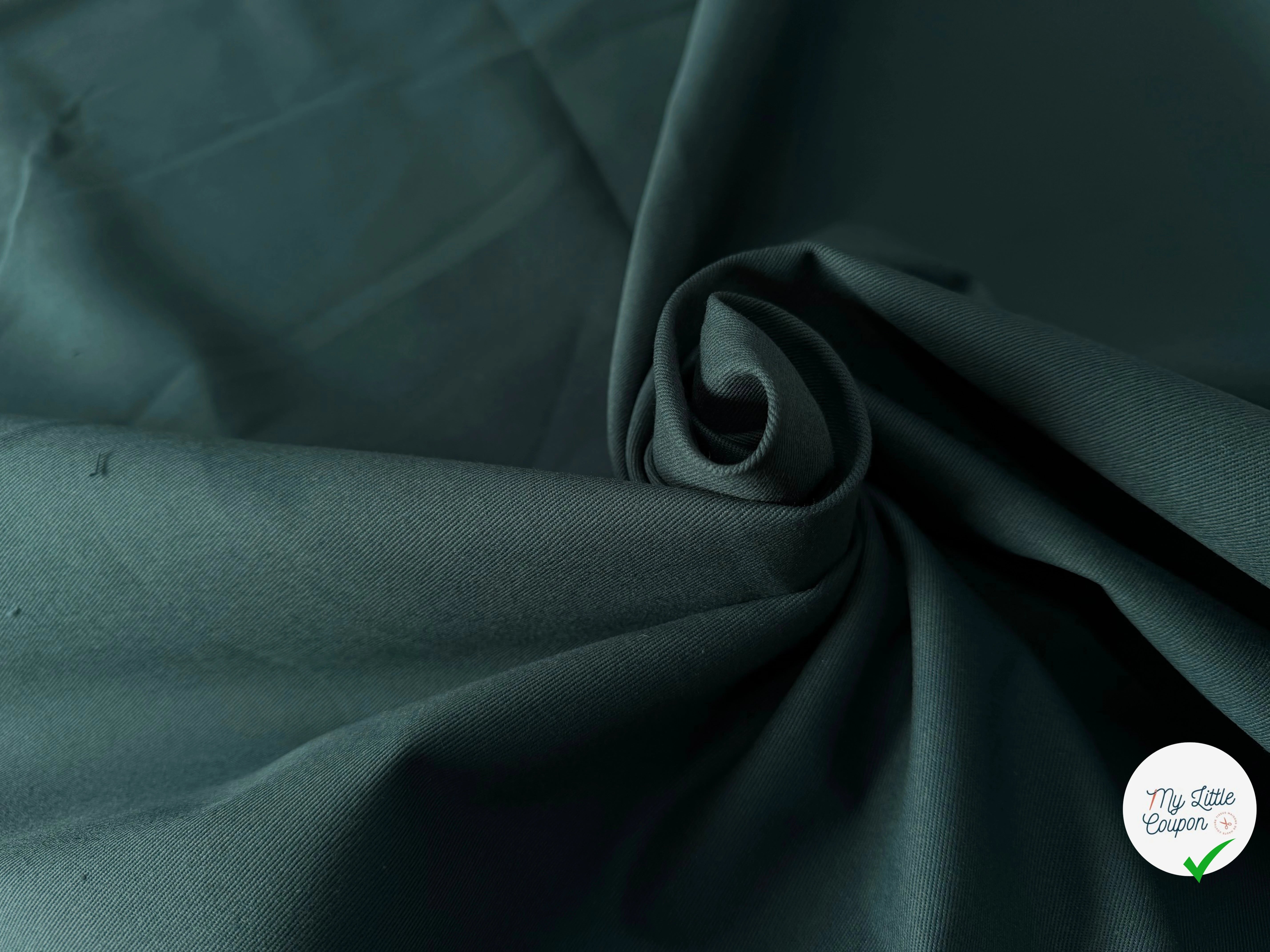 GABARDINE SERGÉE COLVERT 865 150 CM - My Little Coupon