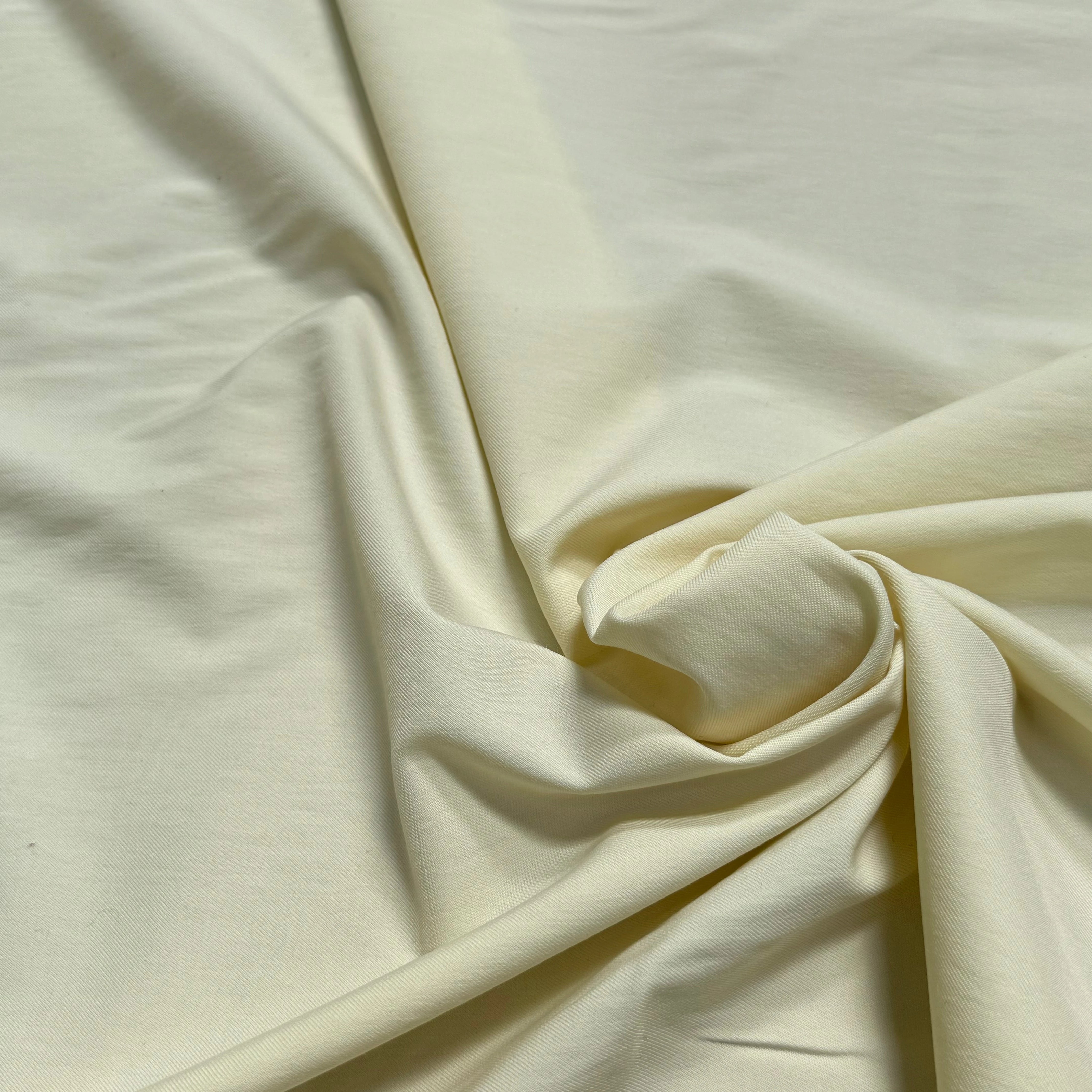 GABARDINE SERGÉE POLYLAINE BEURRE TENUE SOYEUX - My Little Coupon