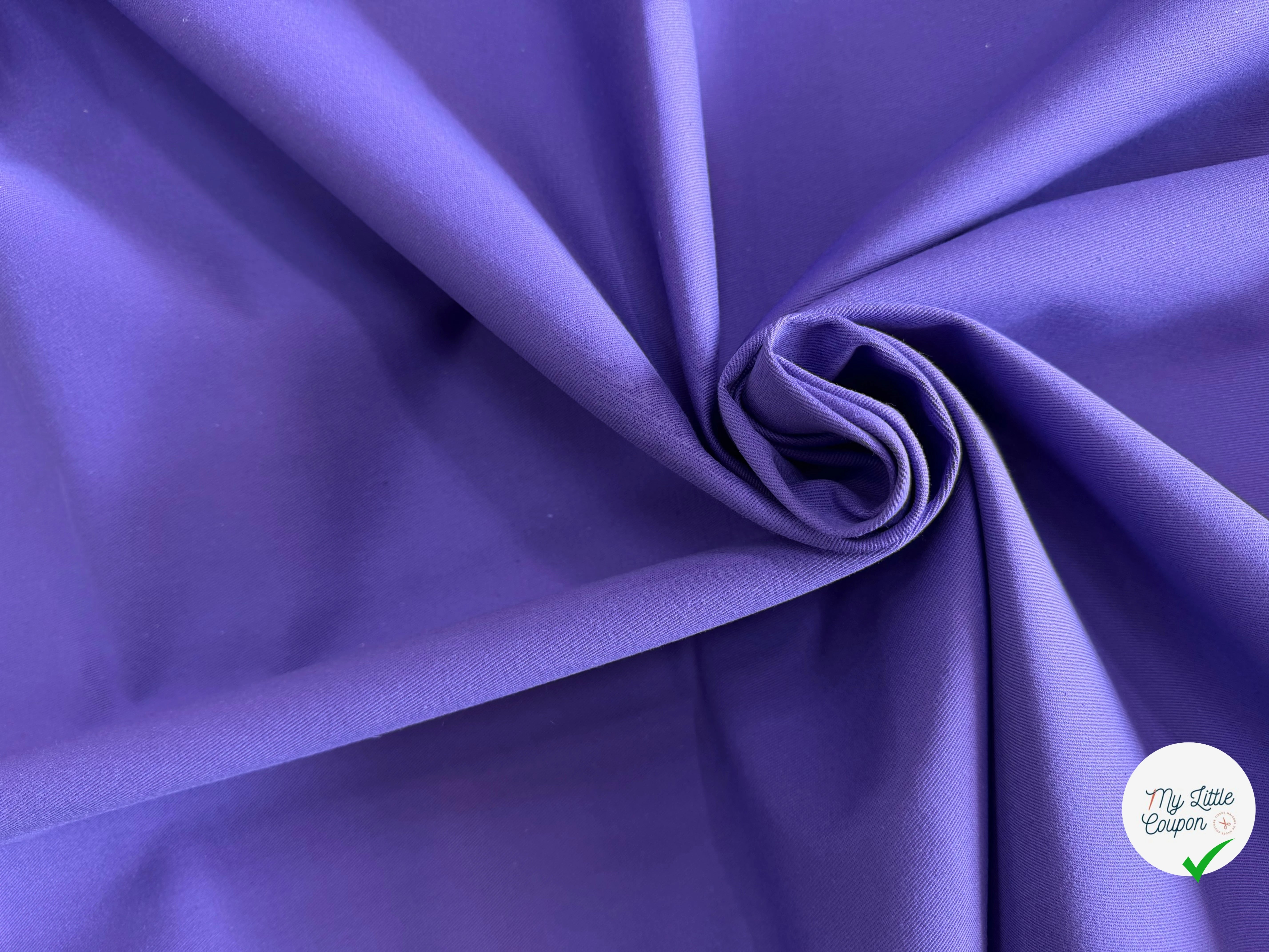GABARDINE SERGÉE VIOLET 864 150 CM - My Little Coupon