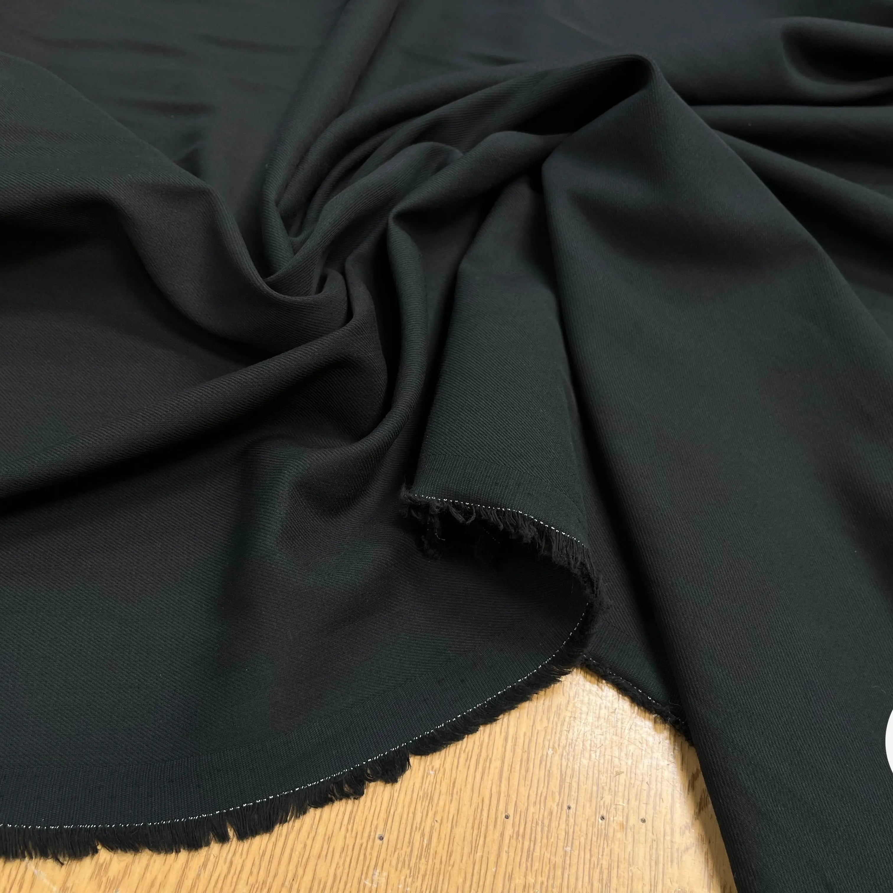 GABARDINE SOFT DE COTON NOIR - My Little Coupon