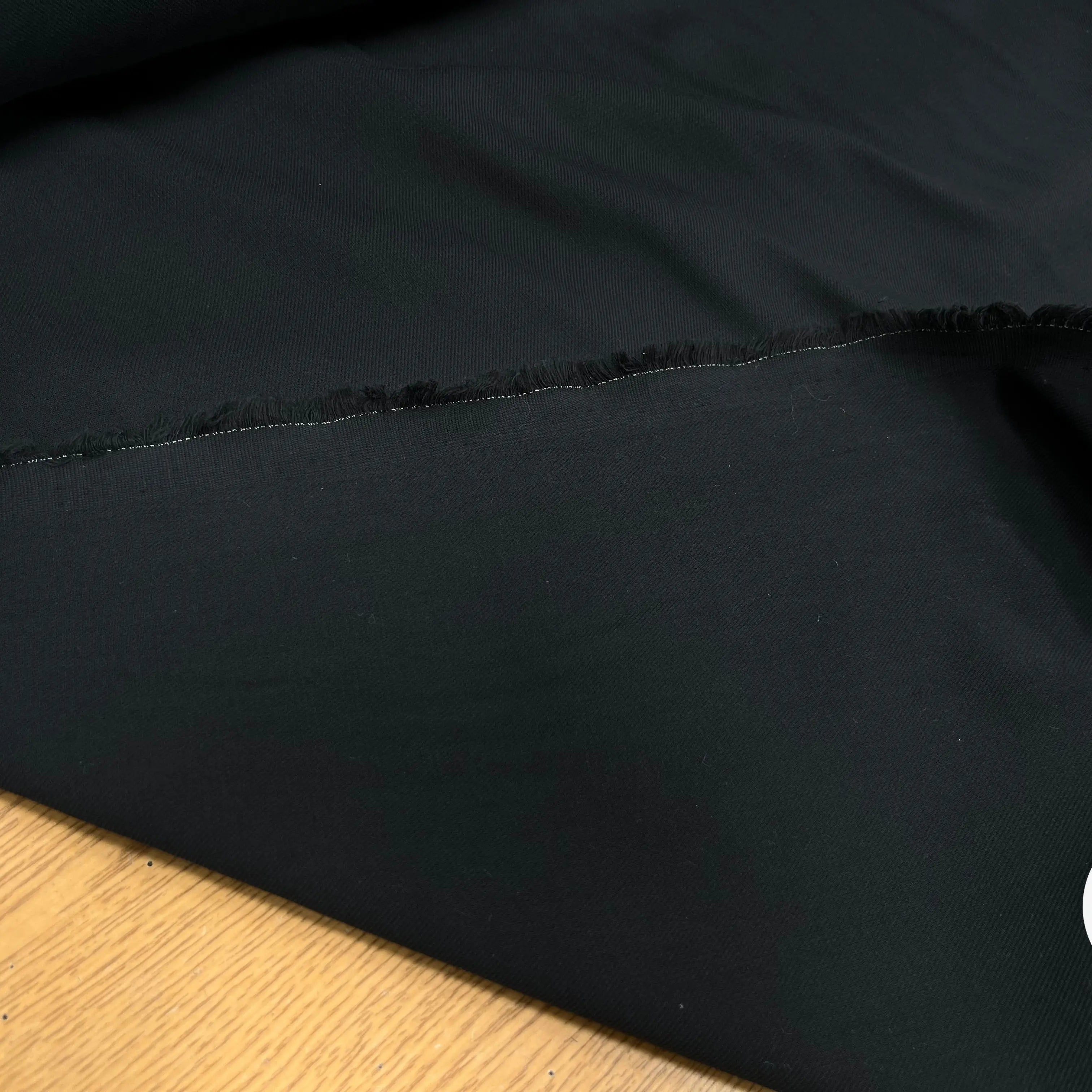 GABARDINE SOFT DE COTON NOIR - My Little Coupon