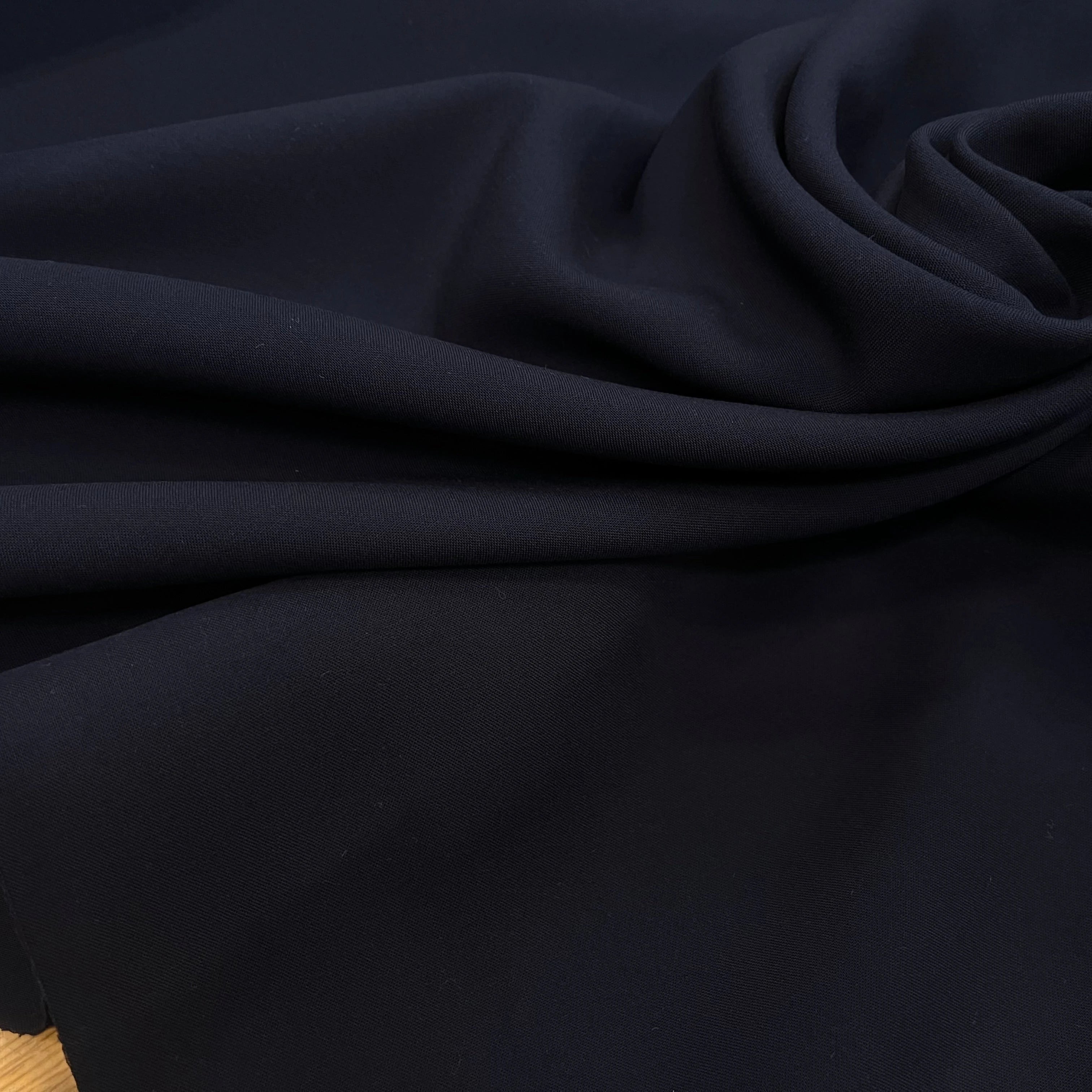 GABARDINE SOUPLE DOUBLE ÉTOFFE BLEU OCÉAN - My Little Coupon