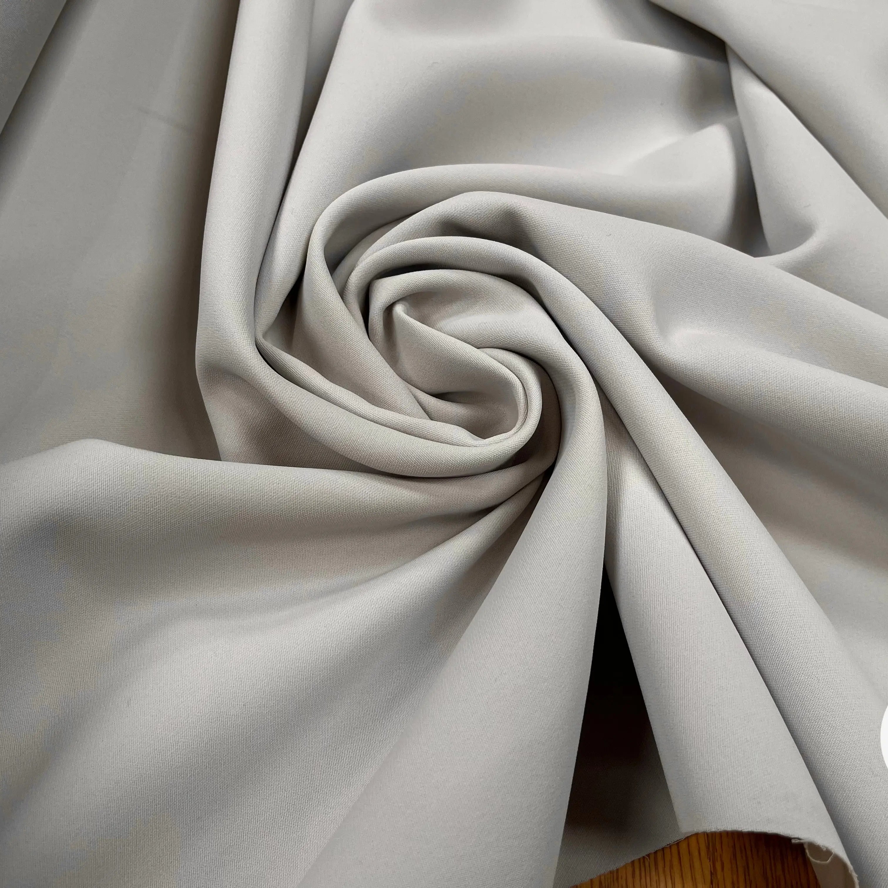 GABARDINE SOUPLE DOUBLE ETOFFE DIRTY WHITE - My Little Coupon