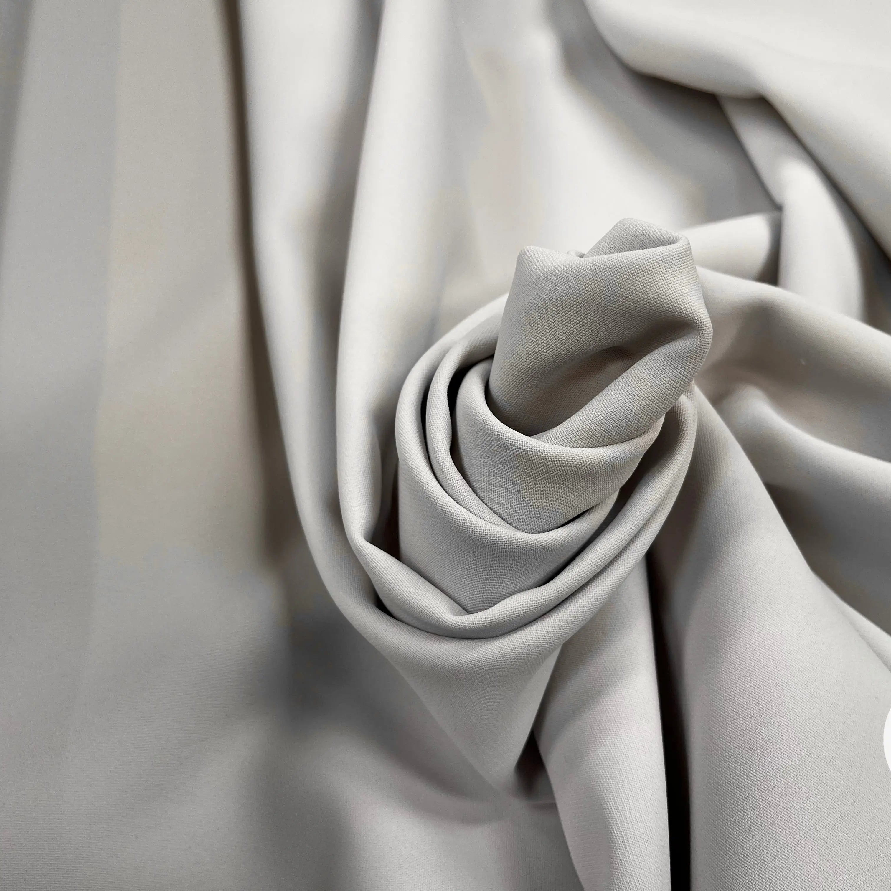 GABARDINE SOUPLE DOUBLE ETOFFE DIRTY WHITE - My Little Coupon