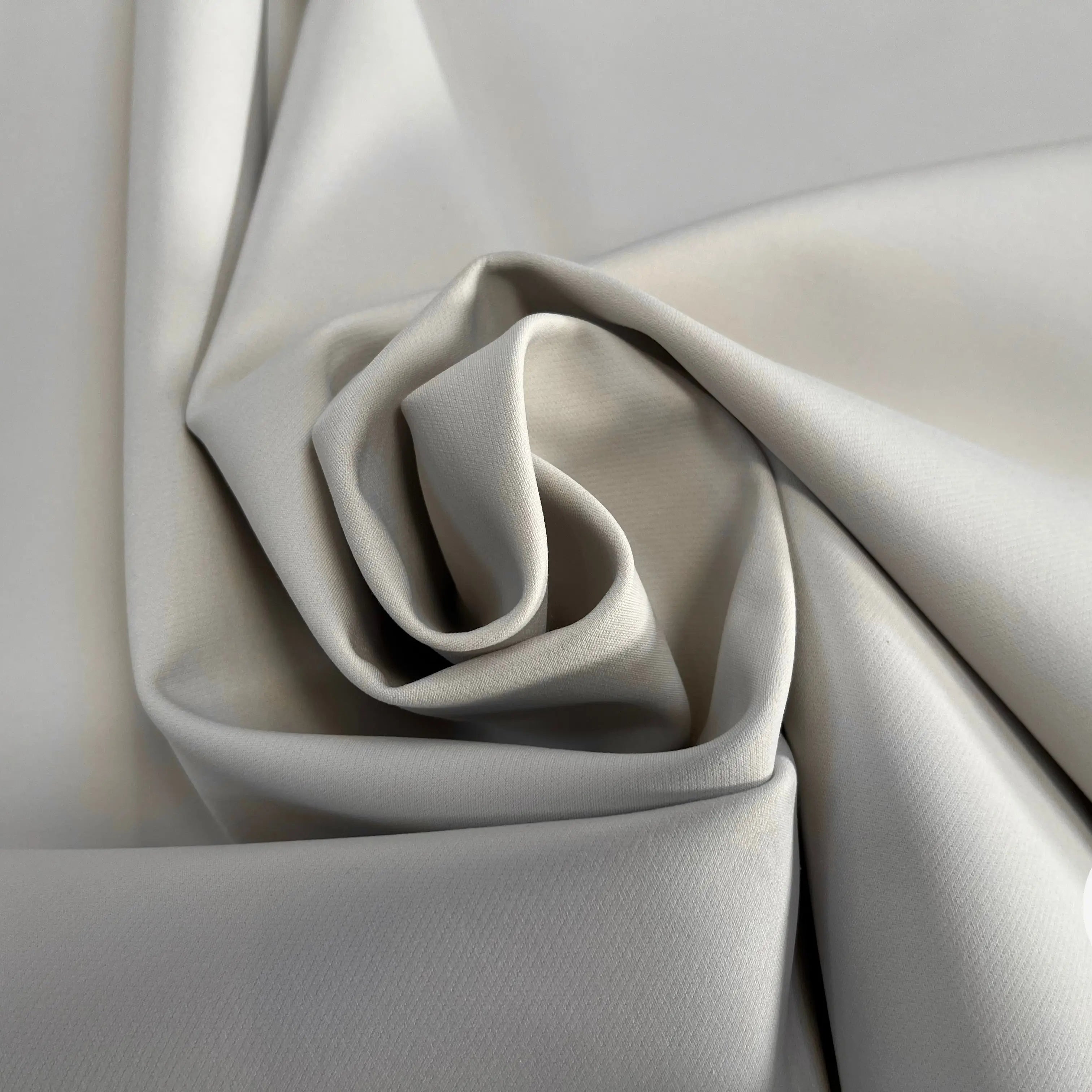 GABARDINE SOUPLE DOUBLE FACE BLANC CASSÉ & BEIGE - My Little Coupon