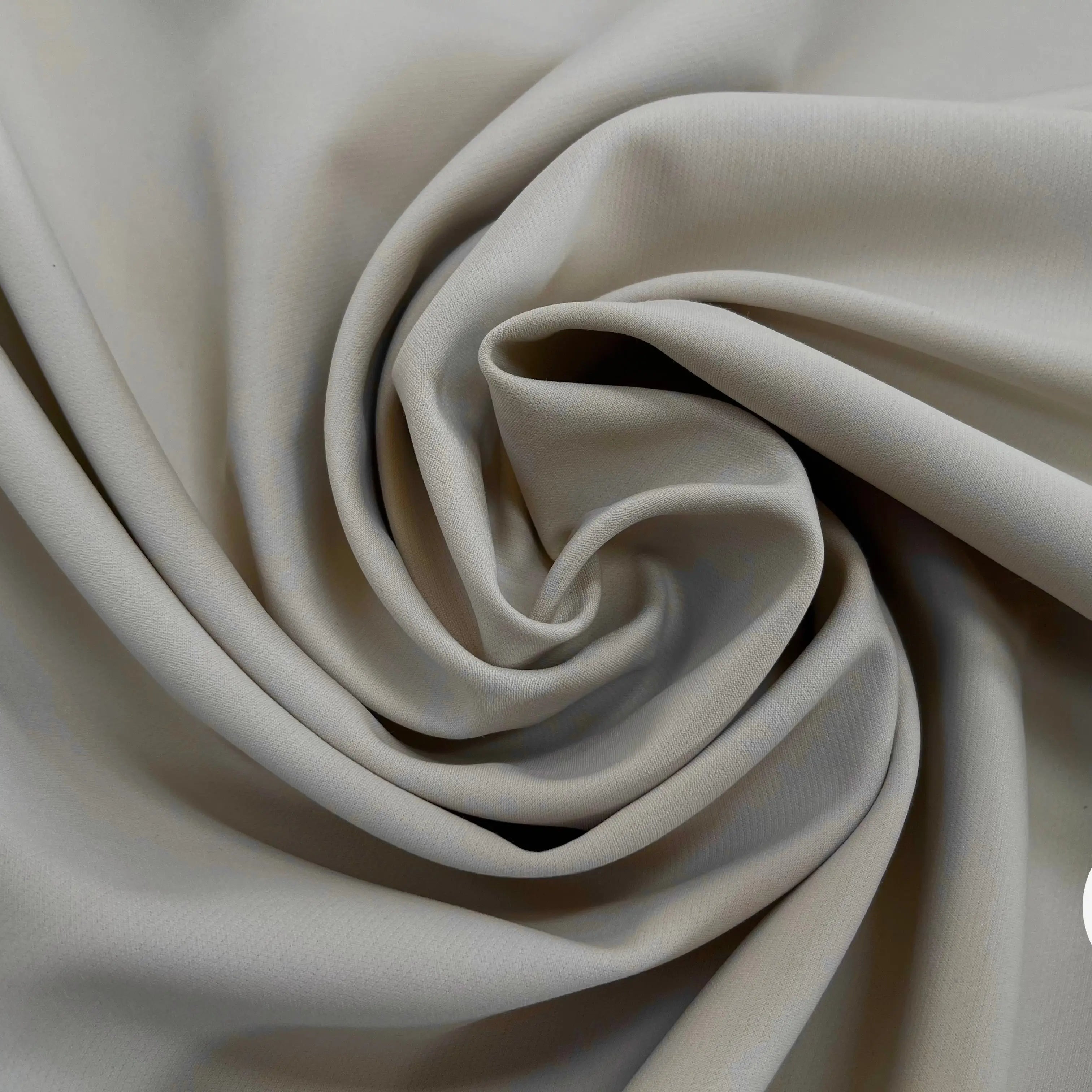 GABARDINE SOUPLE DOUBLE FACE BLANC CASSÉ & BEIGE - My Little Coupon