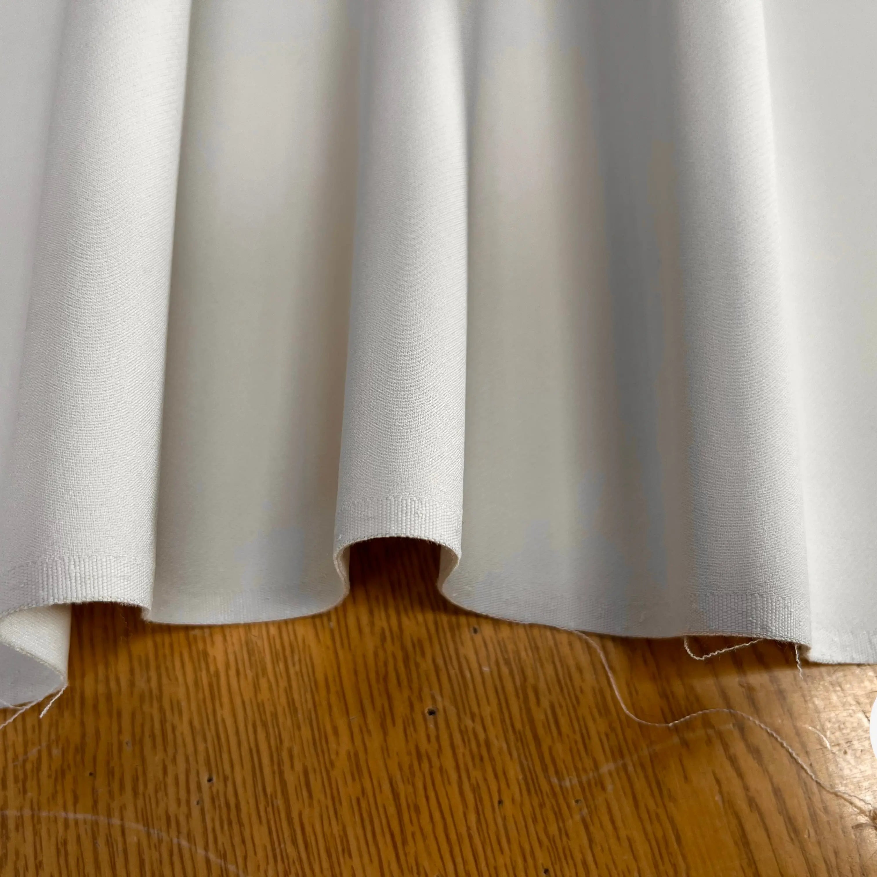 GABARDINE SOUPLE DOUBLE FACE BLANC CASSÉ & BEIGE - My Little Coupon