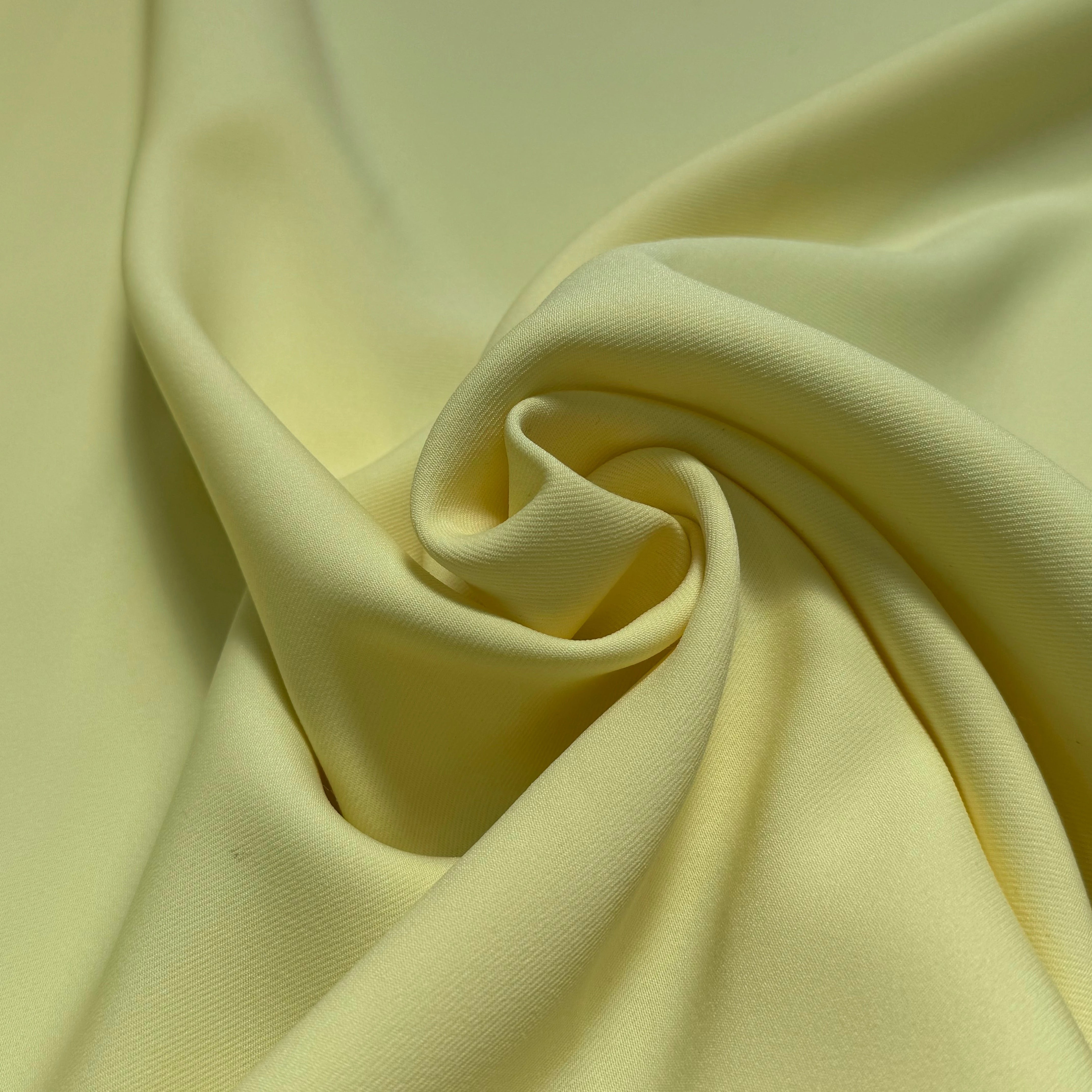 GABARDINE SOUPLE SERGÉE STRETCH BEAU TOMBÉ LIGHT YELLOW - My Little Coupon