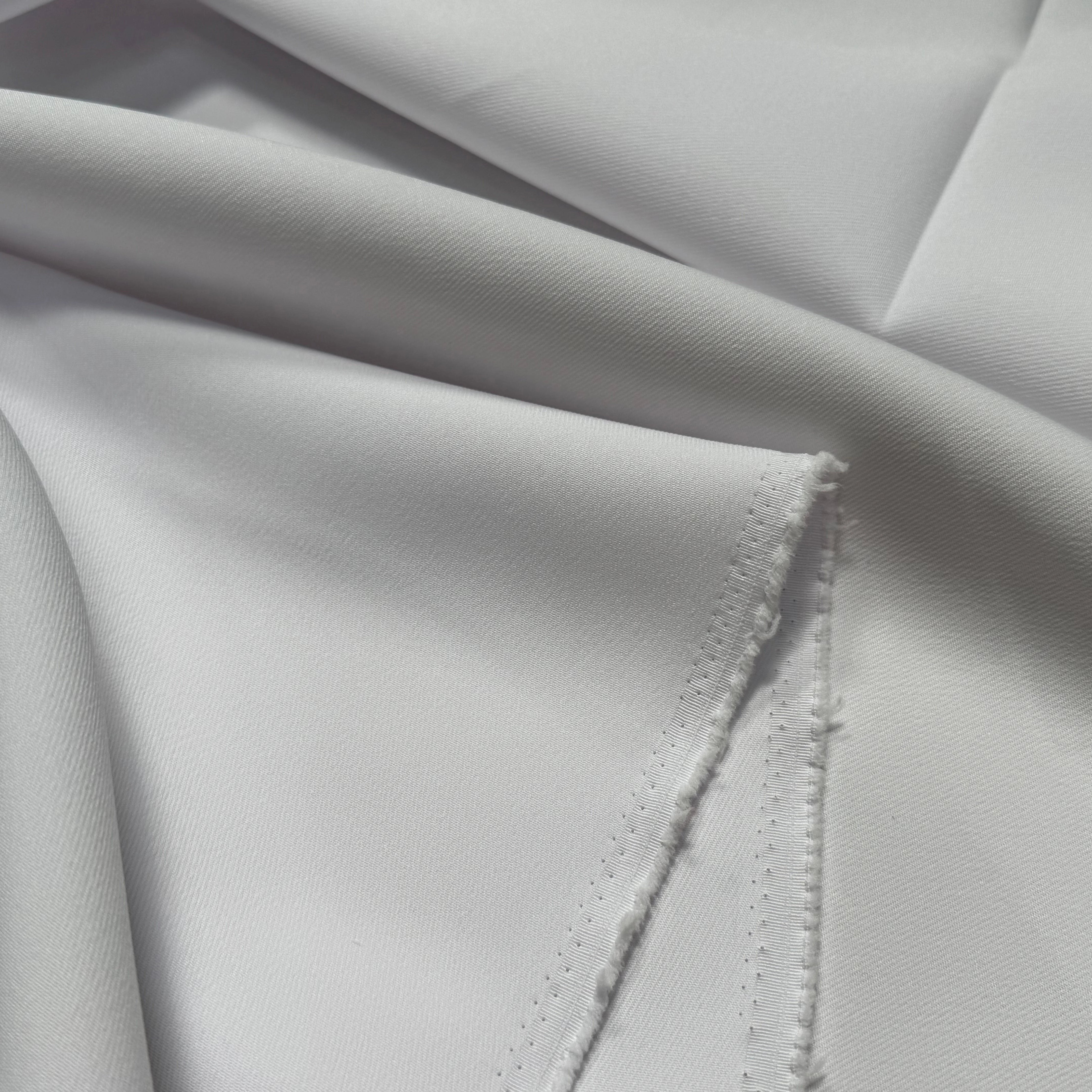 GABARDINE SOUPLE SERGÉE STRETCH BEAU TOMBÉ MIST JAPAN - My Little Coupon