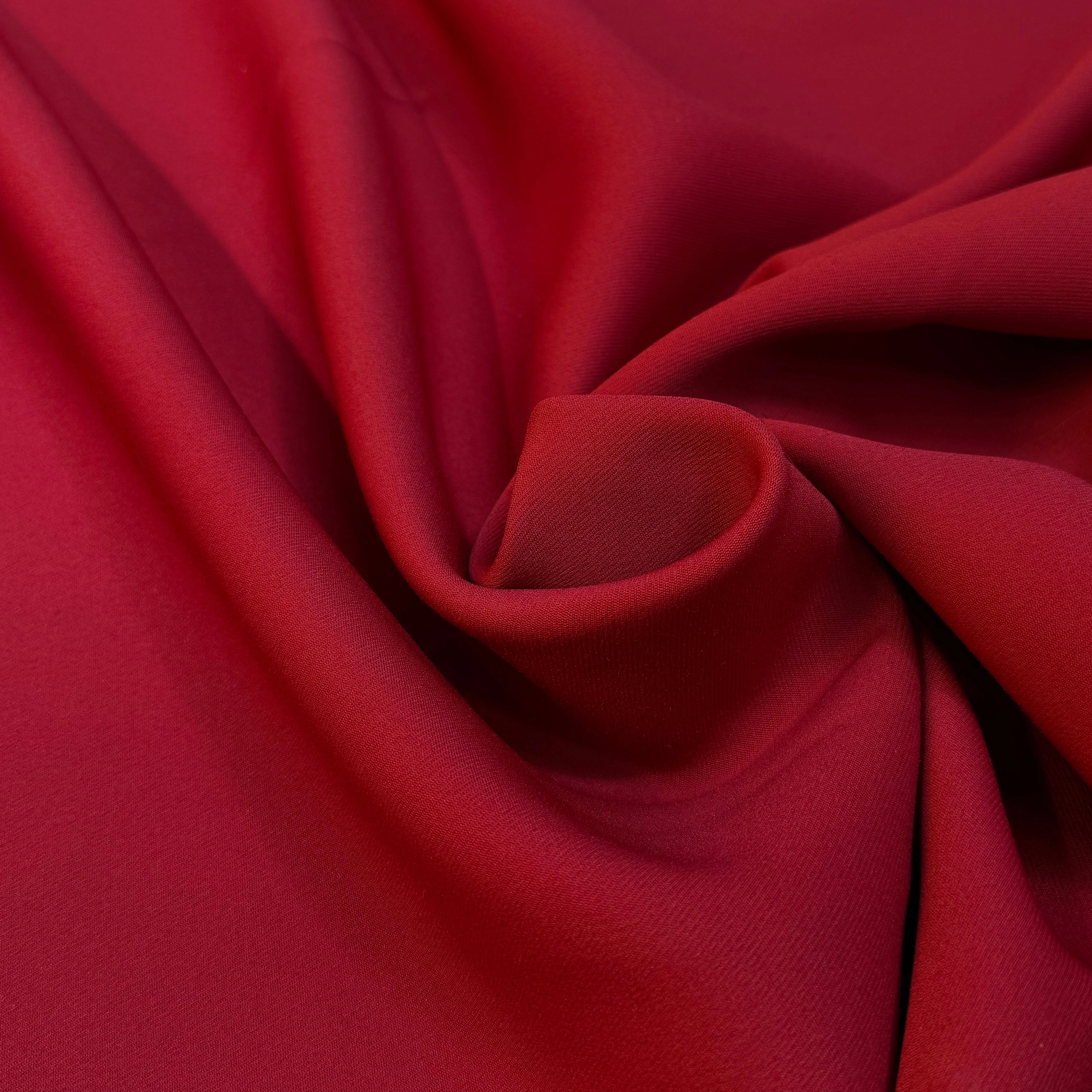 GABARDINE SOUPLE SERGÉE STRETCH BEAU TOMBÉ ROUGE RUBY JAPAN - My Little Coupon