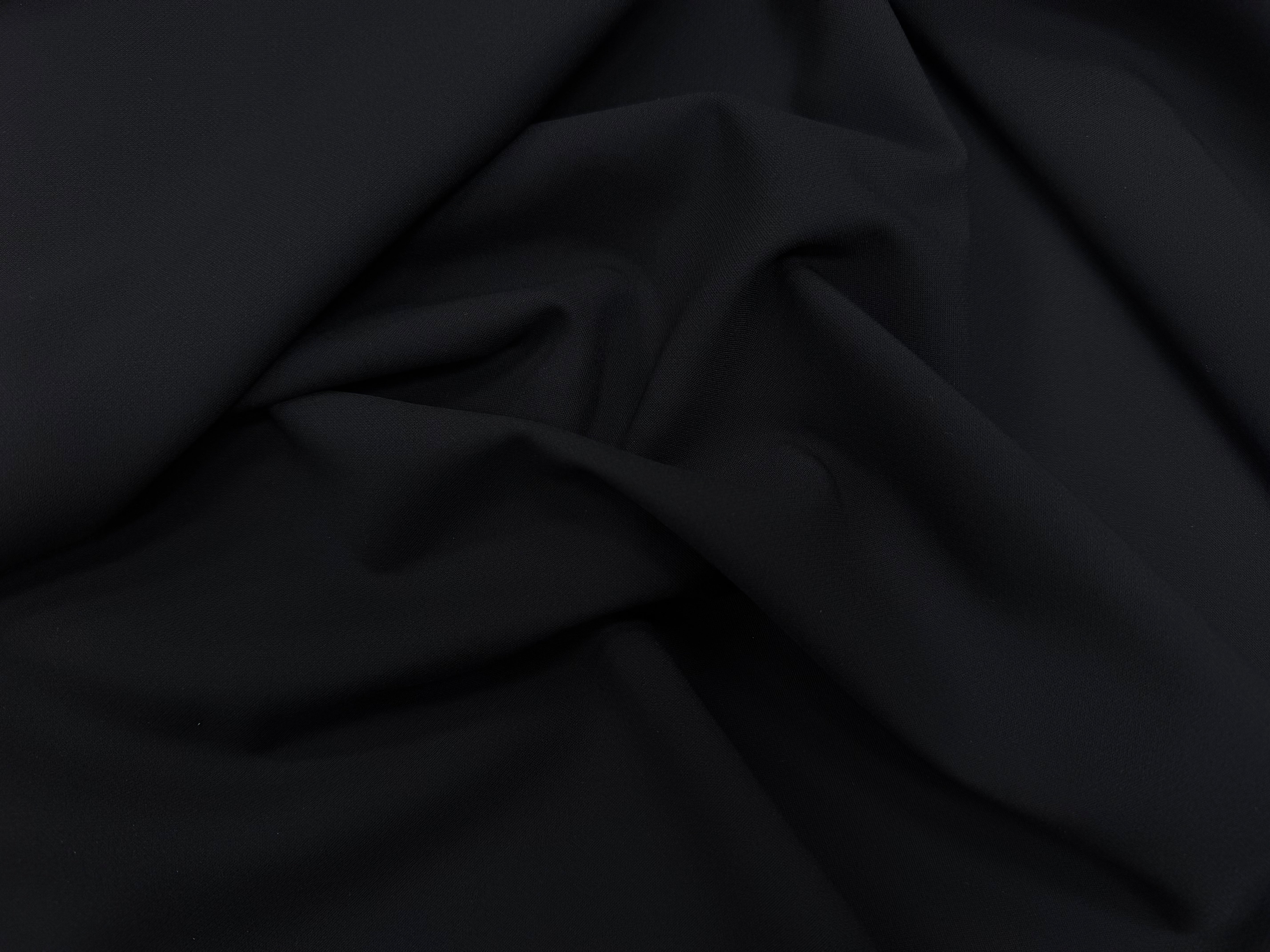 GABARDINE STRECH UNI NOIR - My Little Coupon