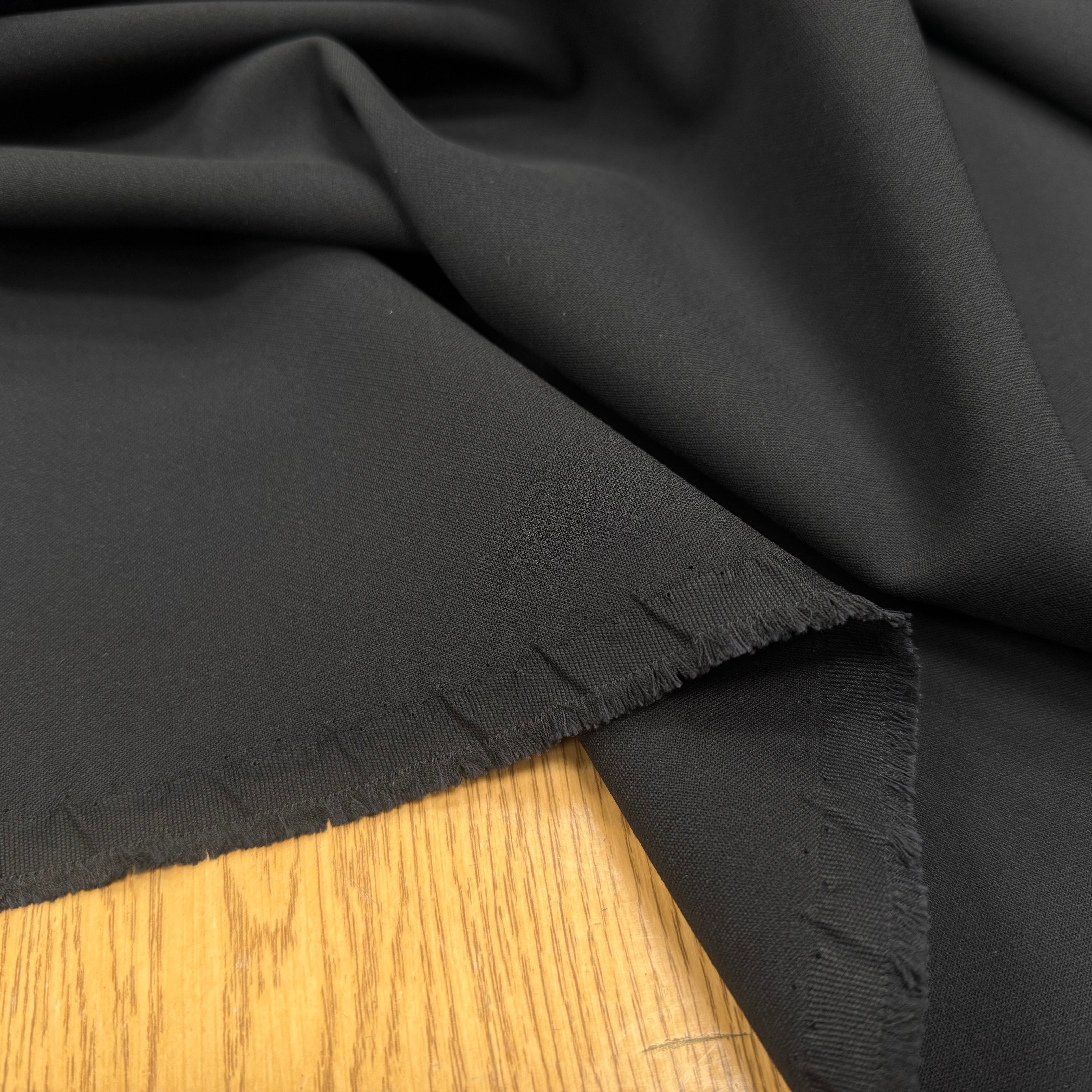 GABARDINE STRECH UNI NOIR - My Little Coupon